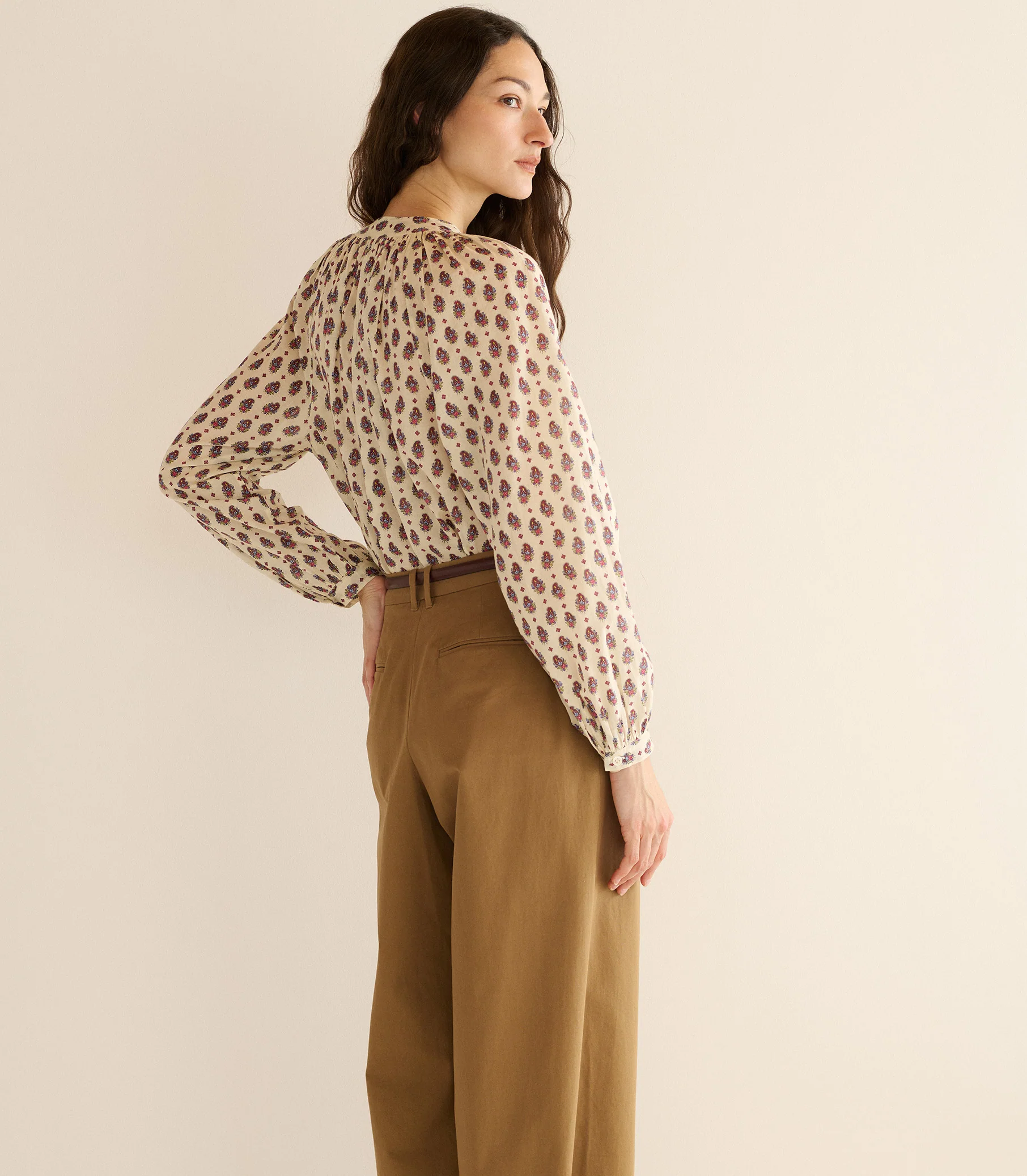 JULIENNE TOP -- PROVENCAL PAISLEY - Image 3