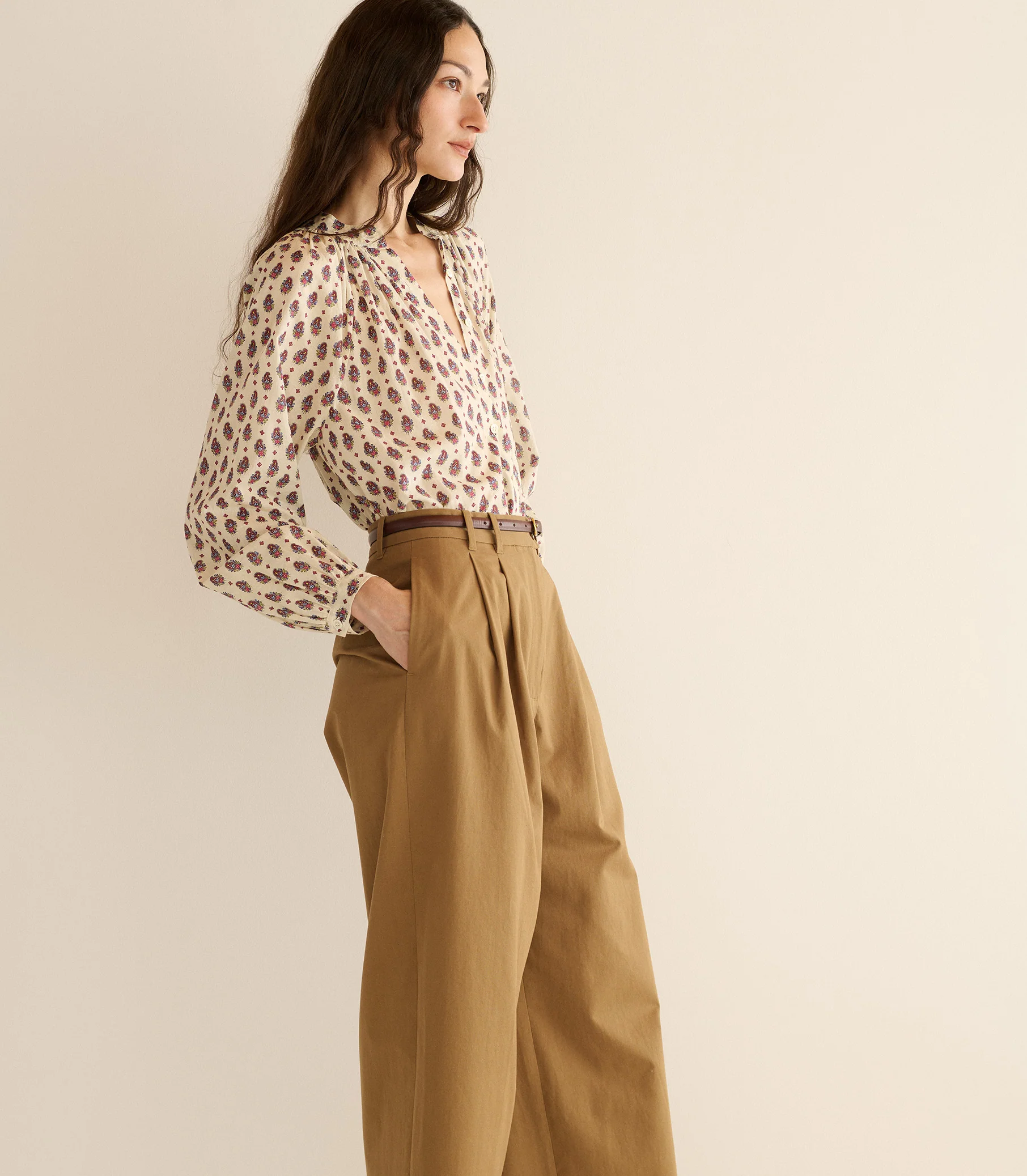JULIENNE TOP -- PROVENCAL PAISLEY - Image 4