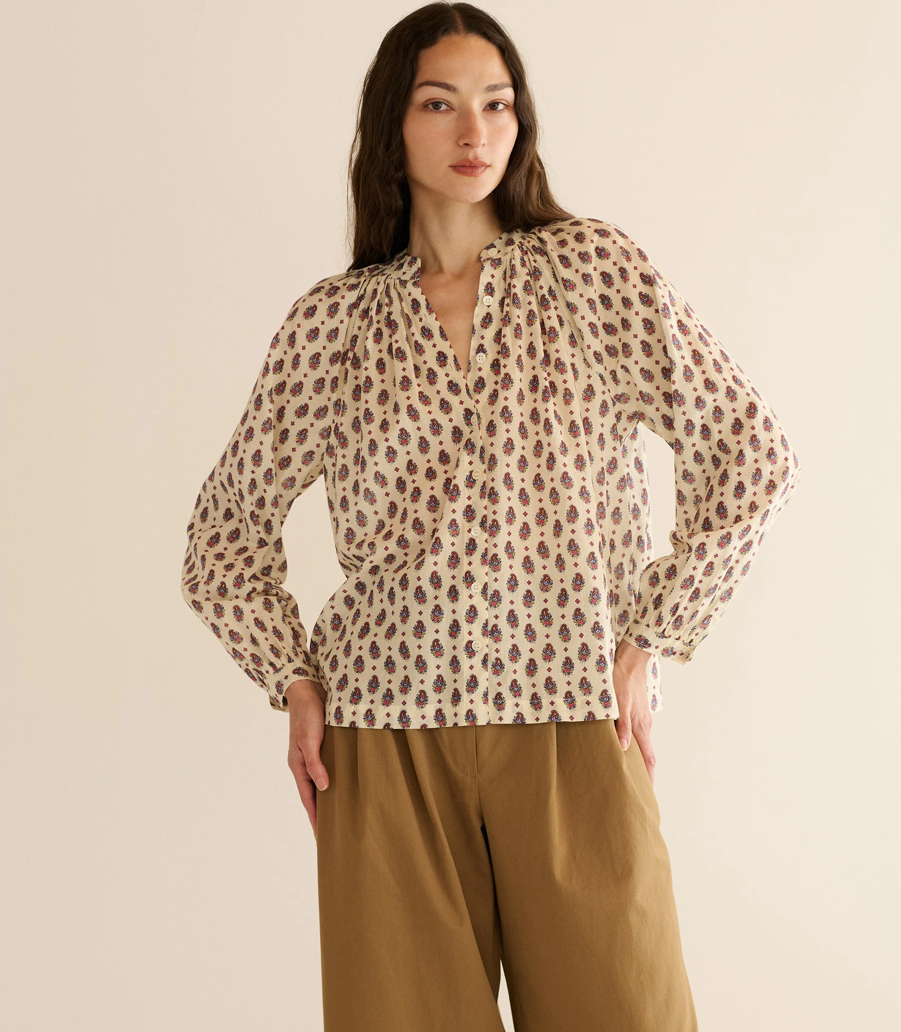 JULIENNE TOP -- PROVENCAL PAISLEY - Image 5