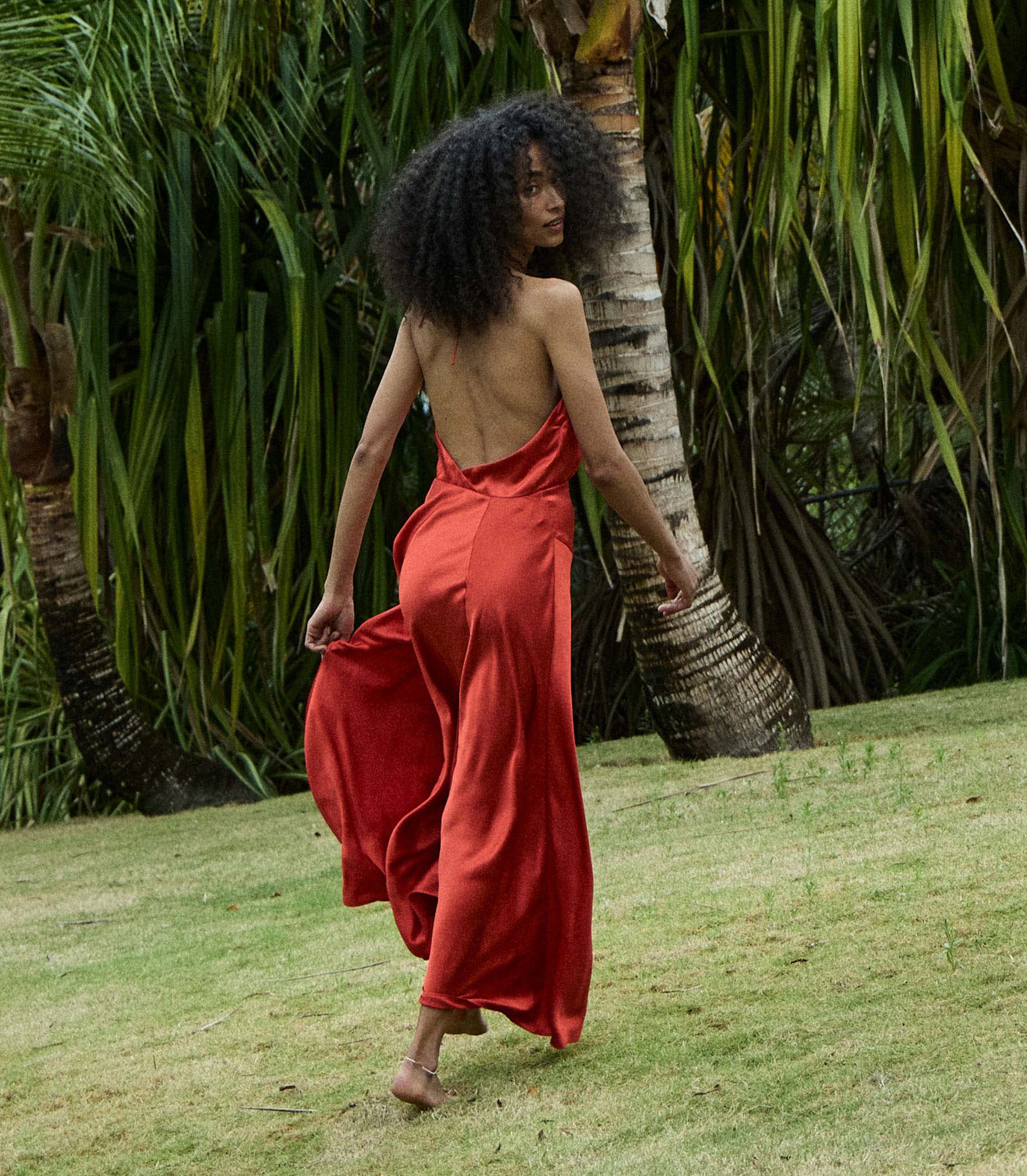 LILAIA DRESS -- FIERY CORAL - Image 6