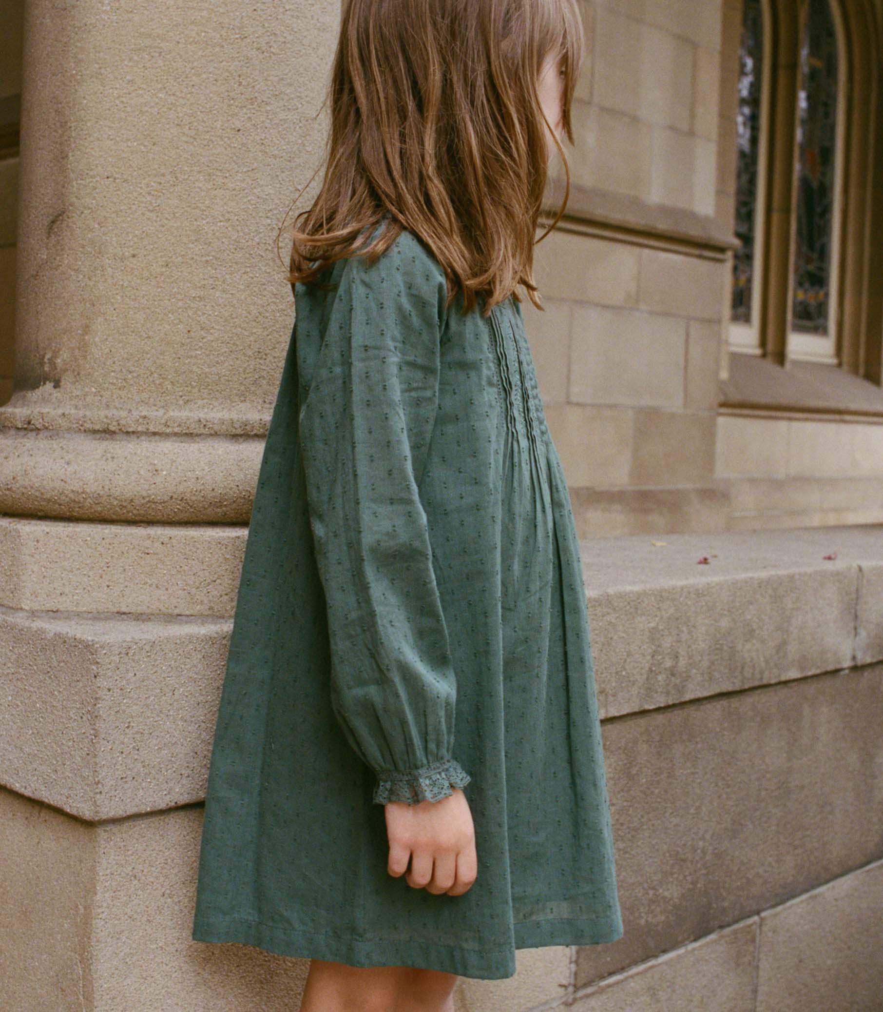 LILIA DRESS -- DUSTY PINE - Image 6