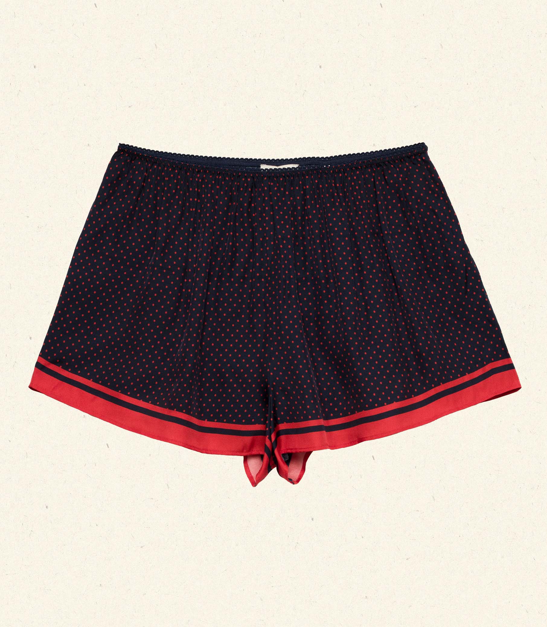 LOREN SHORT -- NAVY COLETTE DOT - Image 5