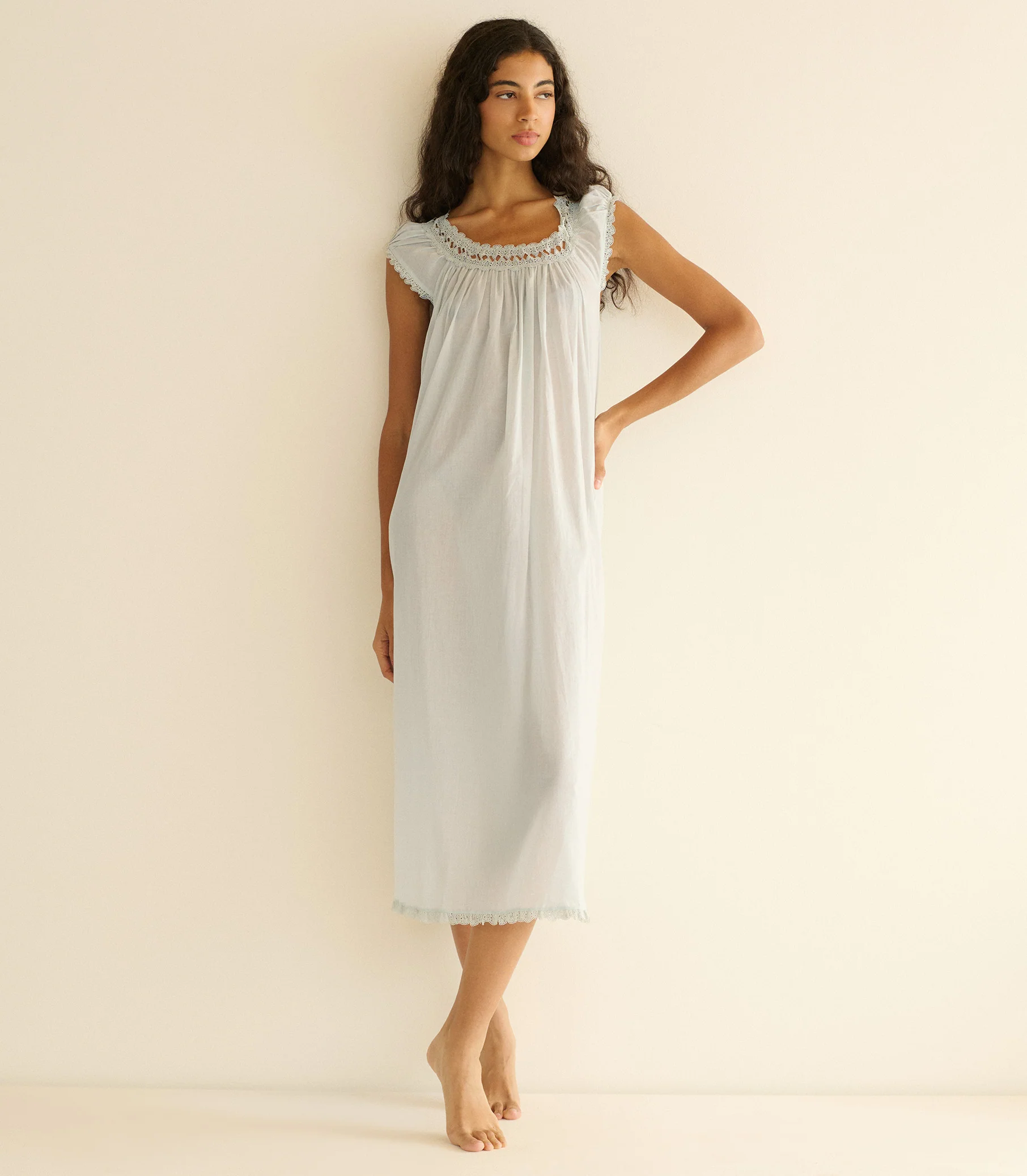 LUCILIA NIGHTGOWN -- RAIN DROP - Image 2