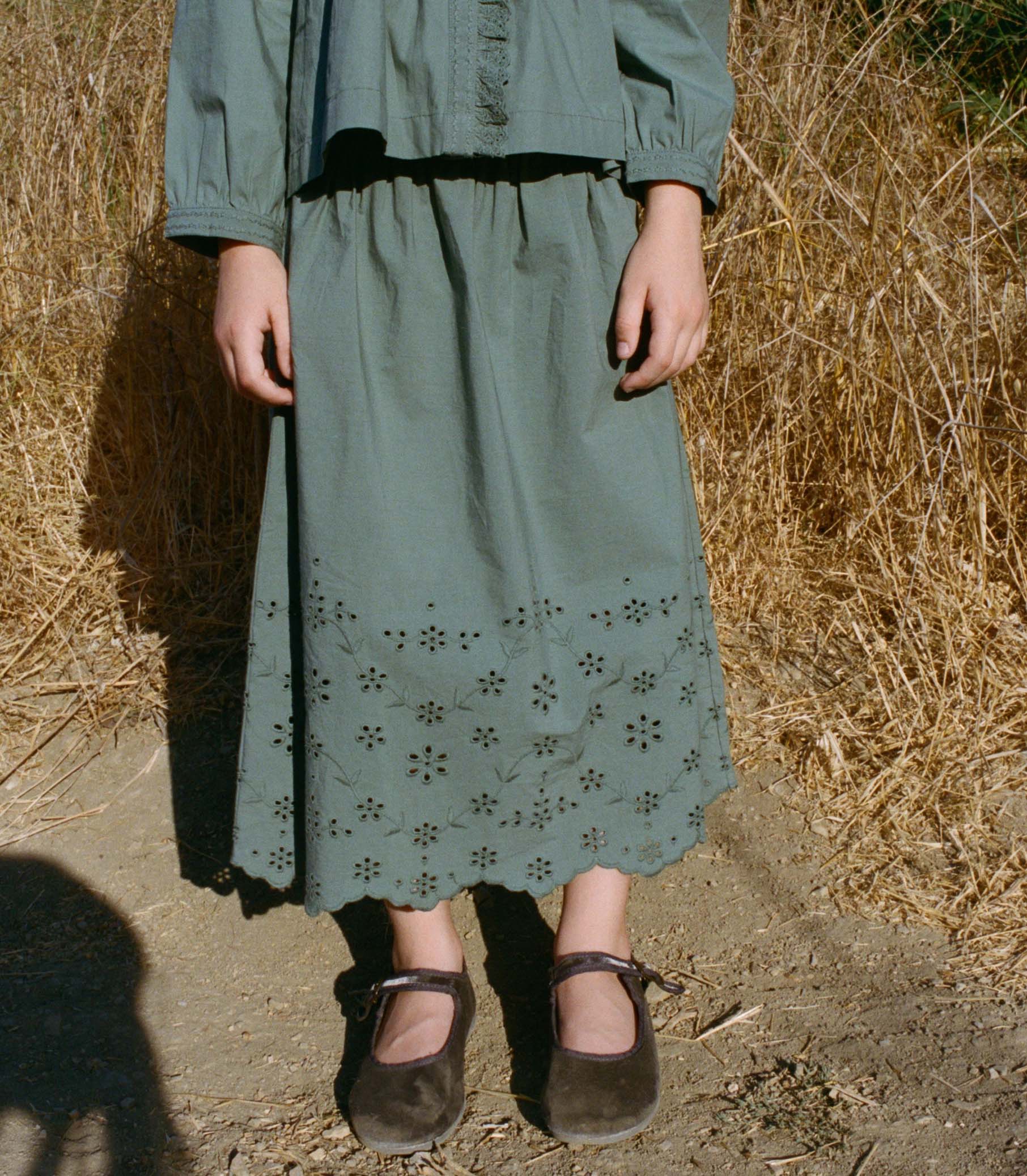 MACI SKIRT -- SOFT SPRUCE - Image 3