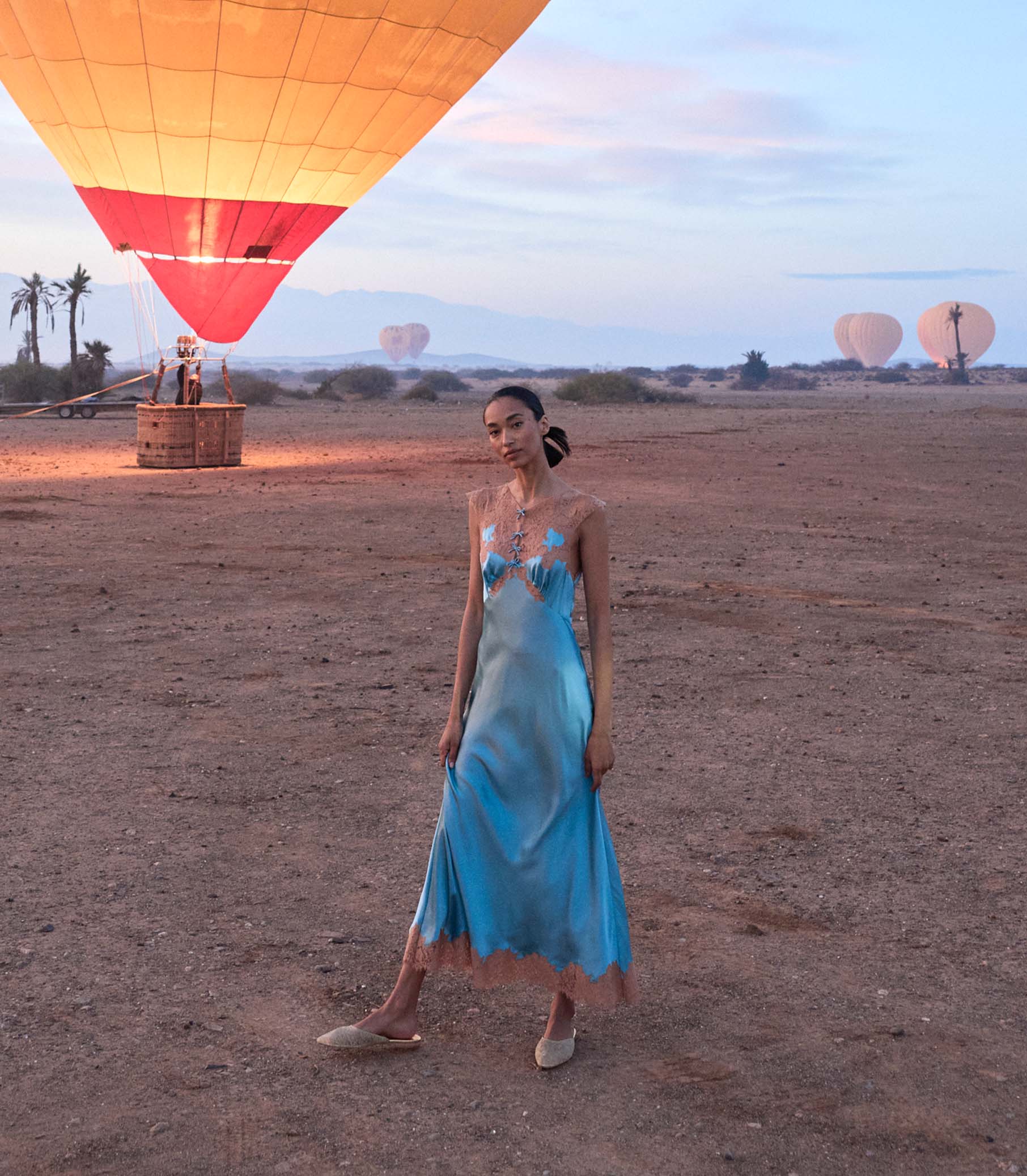 MARCELLE DRESS -- DEEP AQUAMARINE - Image 3