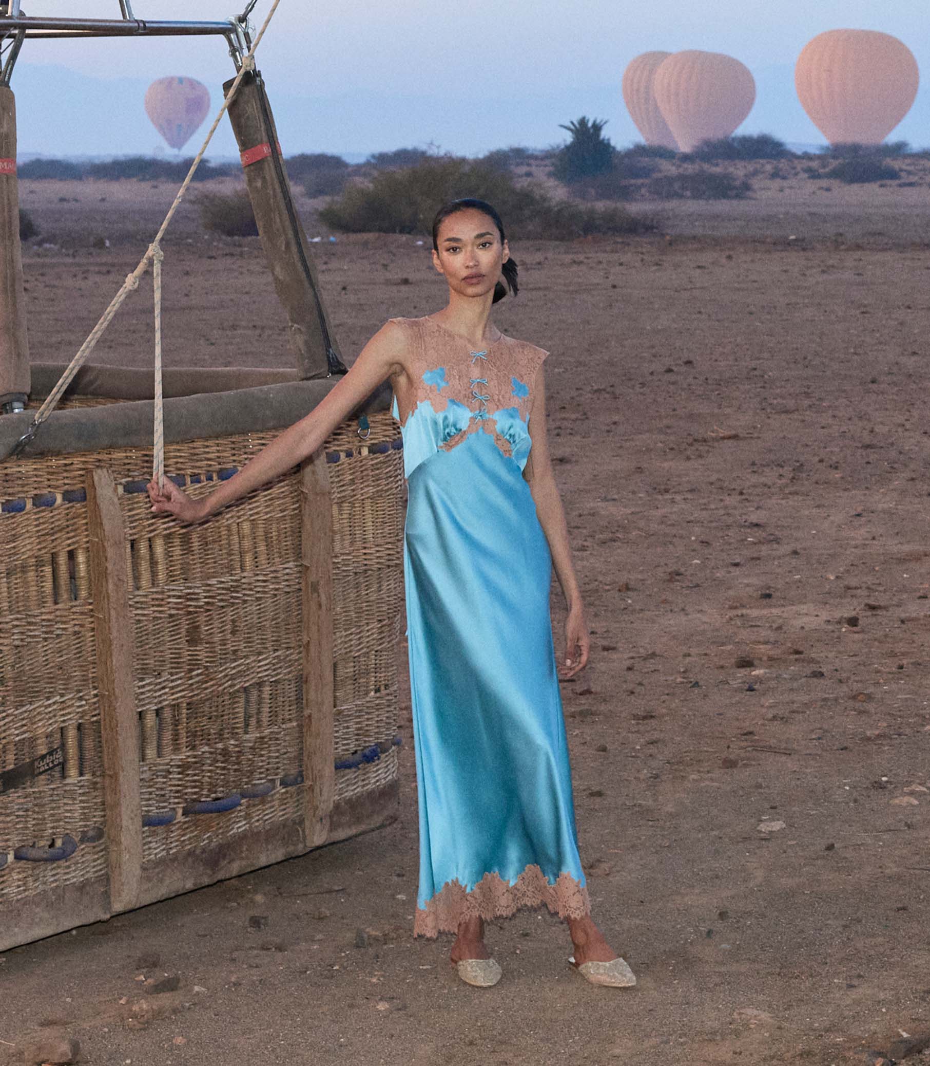 MARCELLE DRESS -- DEEP AQUAMARINE - Image 6