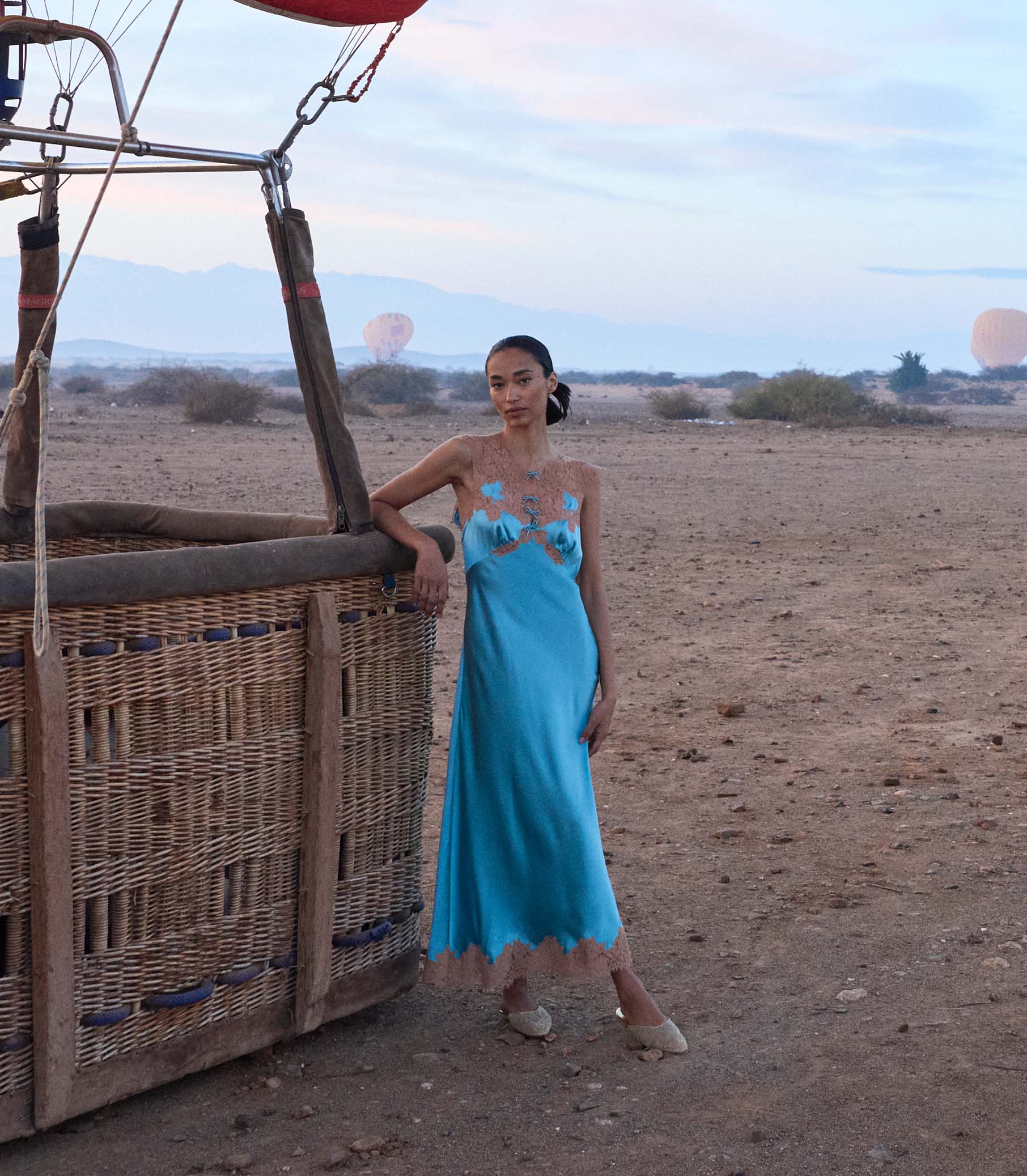 MARCELLE DRESS -- DEEP AQUAMARINE - Image 8