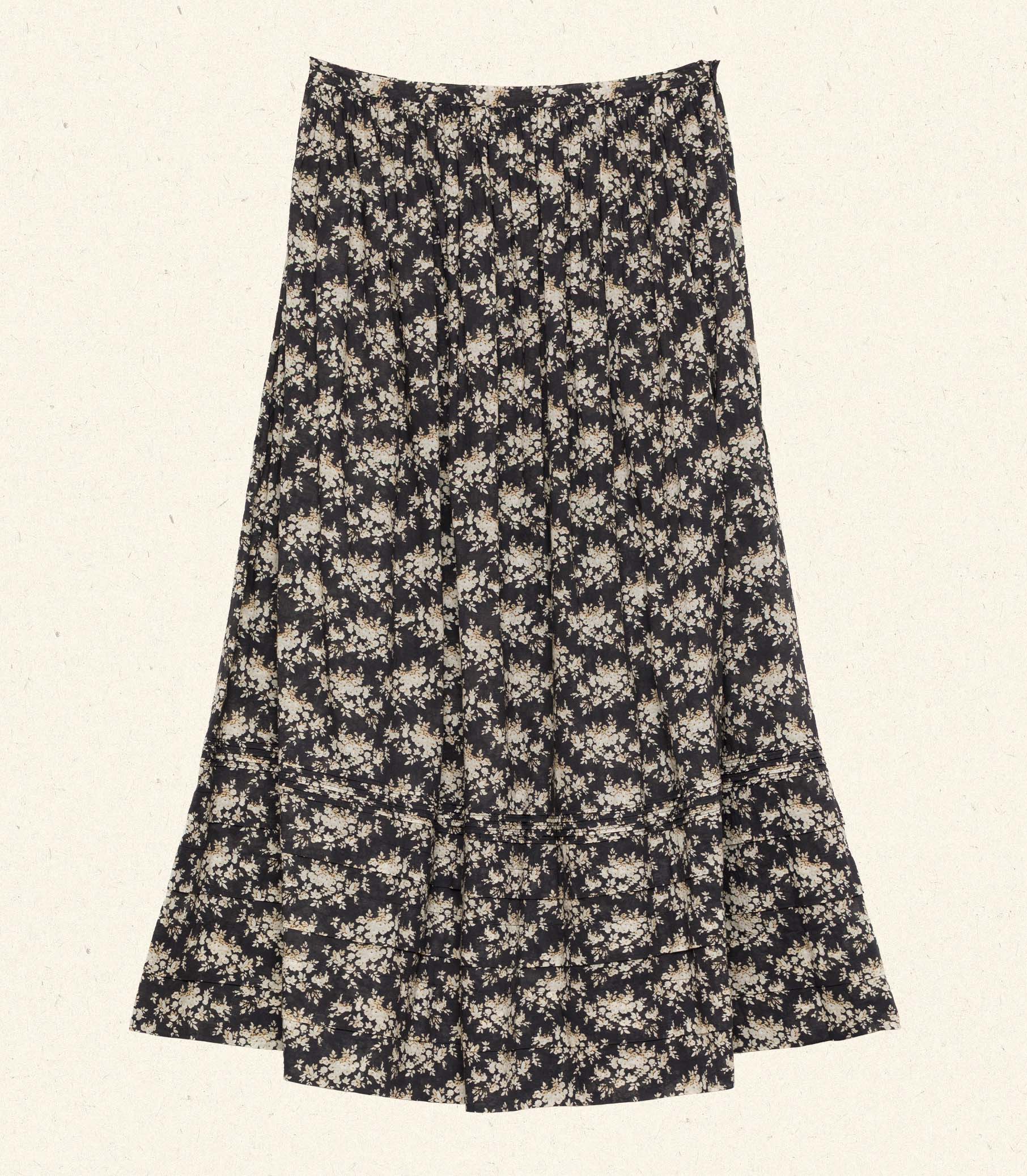 MARCIE SKIRT -- NOIR ROSIER FLORAL - Image 7