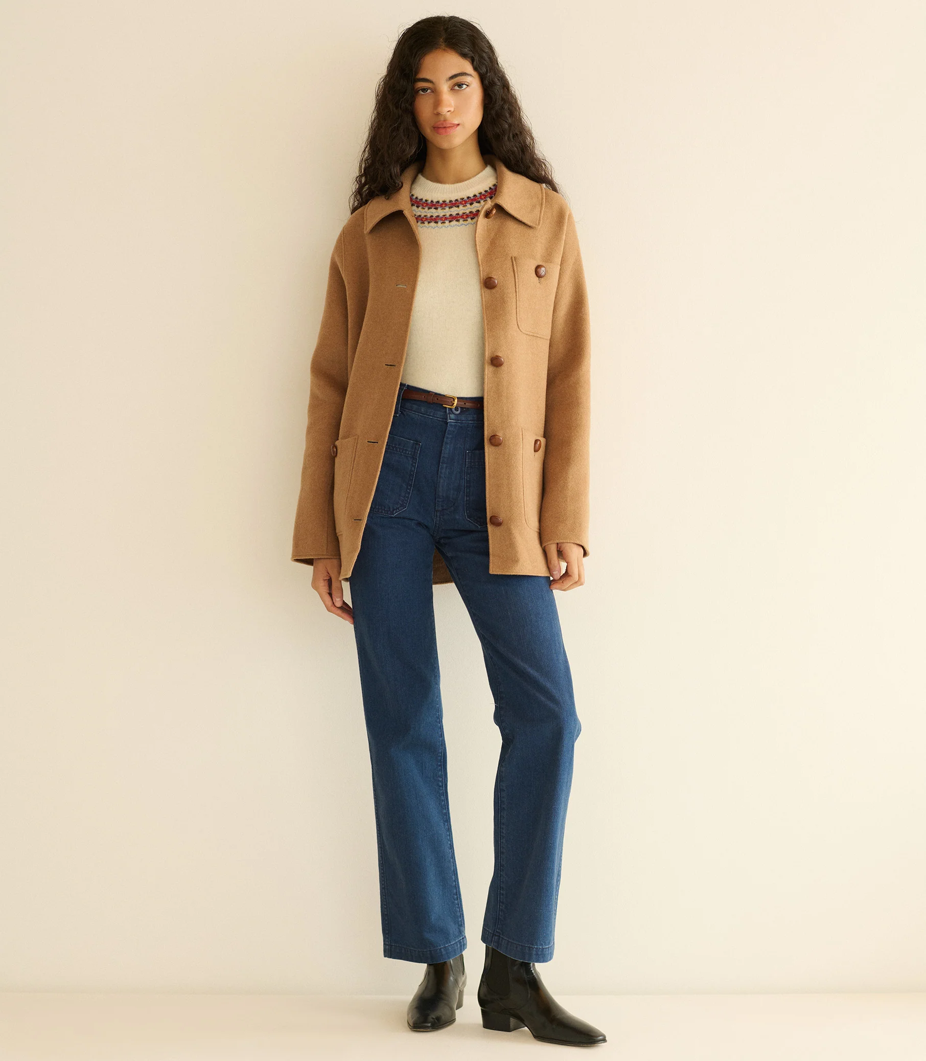 MARITIME MID RISE JEAN -- SIRENES WASH - Image 6