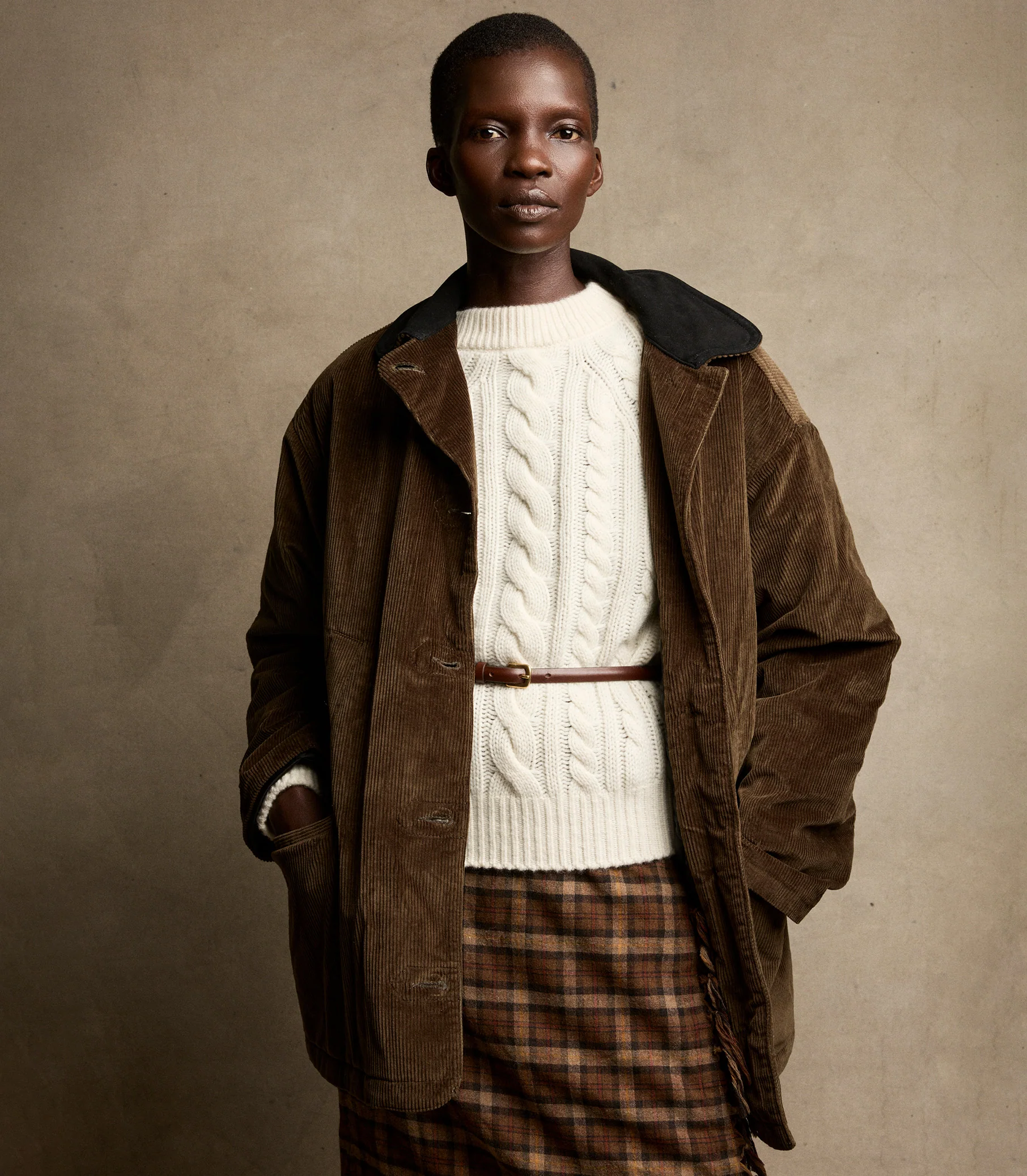 MARLOWE CASHMERE SWEATER -- IVORY - Image 4