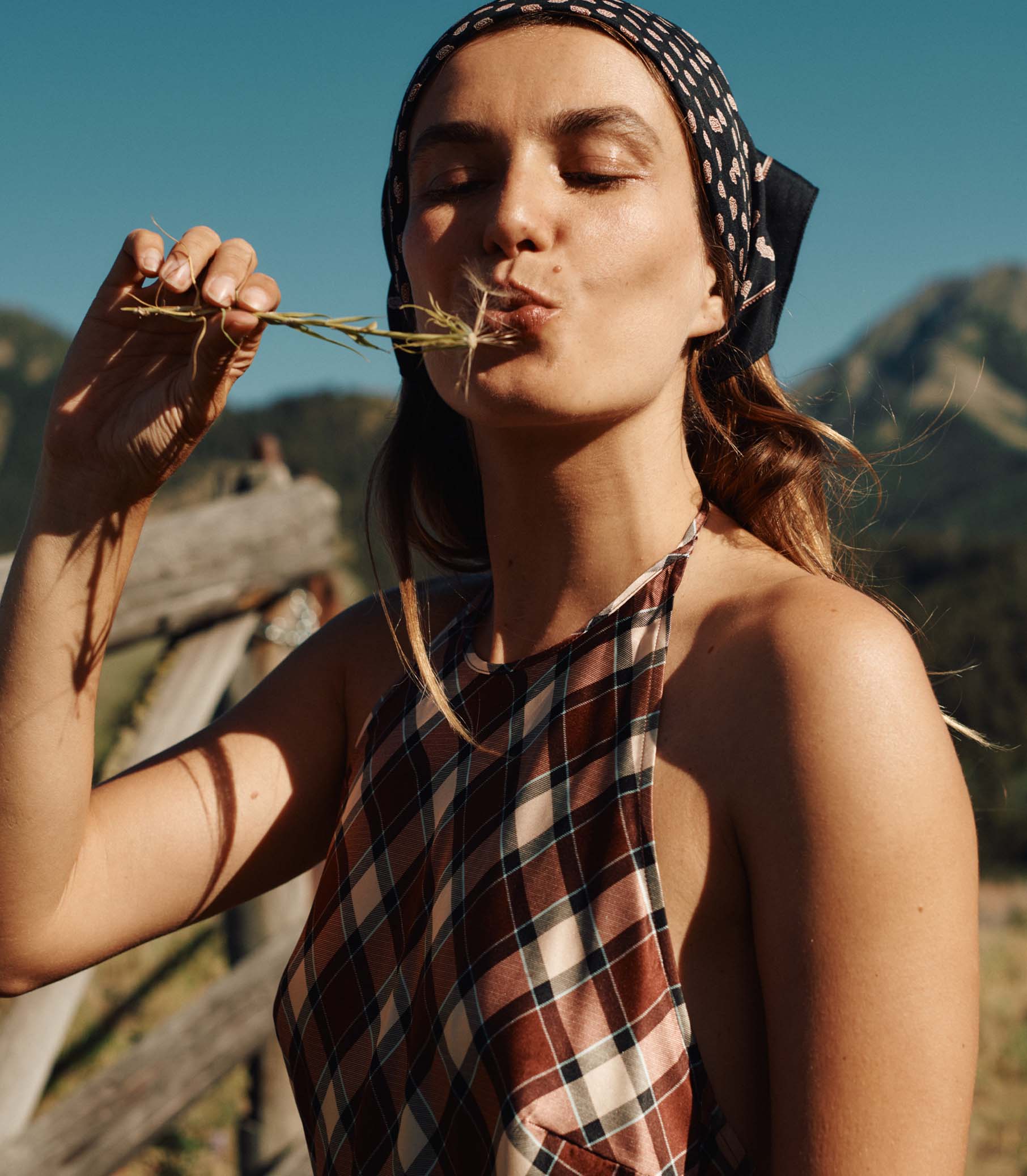 MAXIME DRESS -- NORFOLK PLAID - Image 3