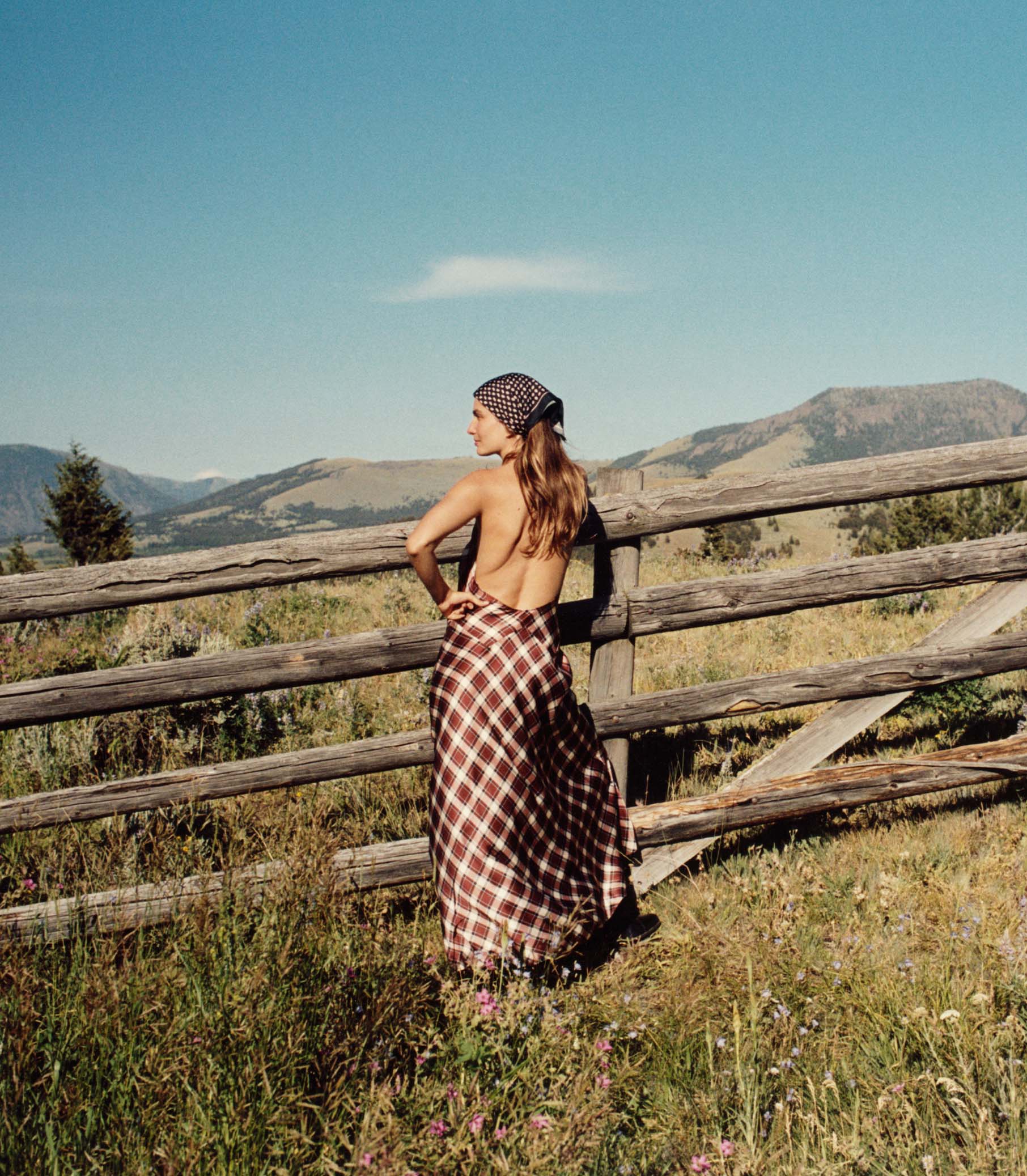 MAXIME DRESS -- NORFOLK PLAID - Image 4