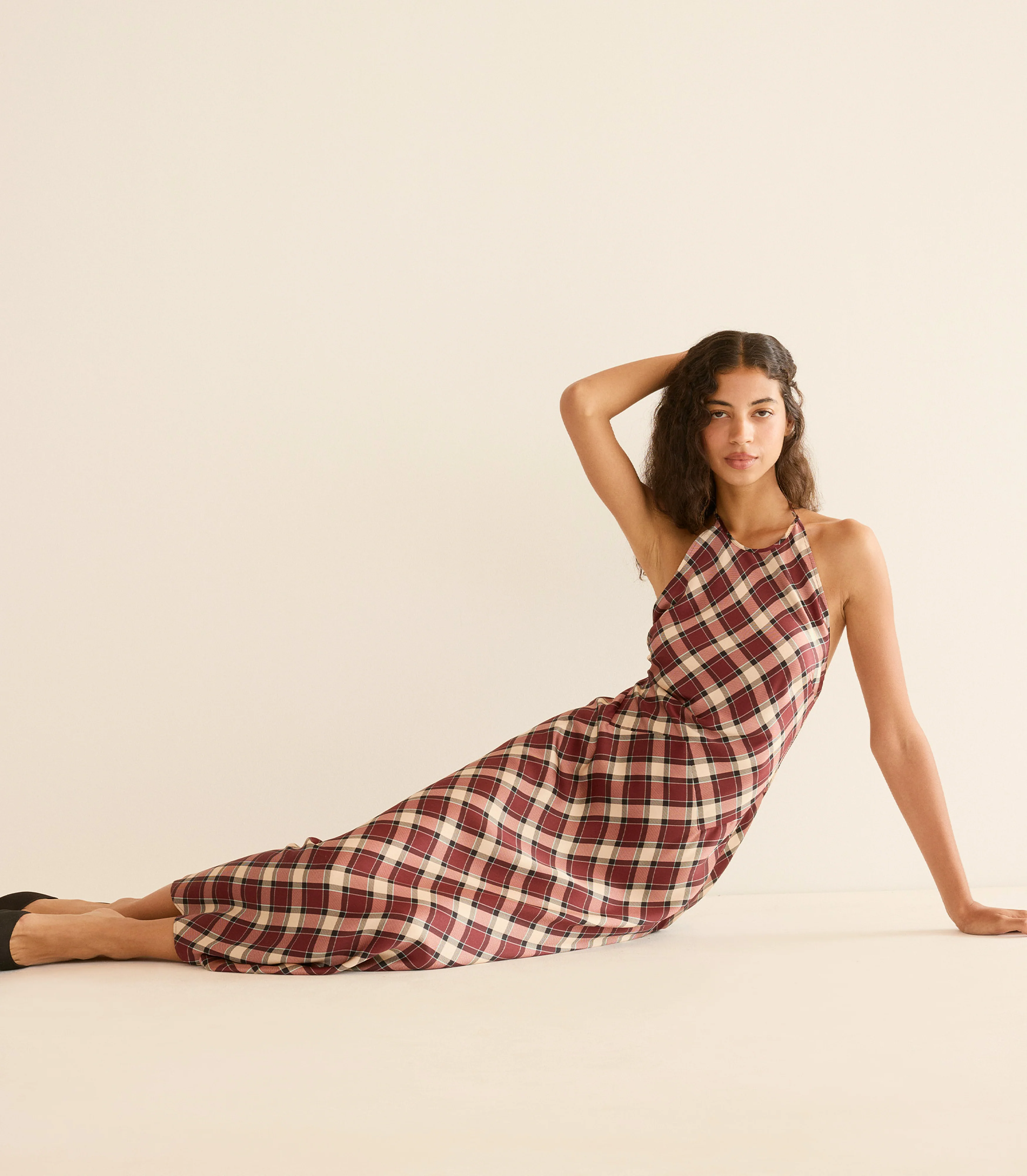 MAXIME DRESS -- NORFOLK PLAID - Image 5