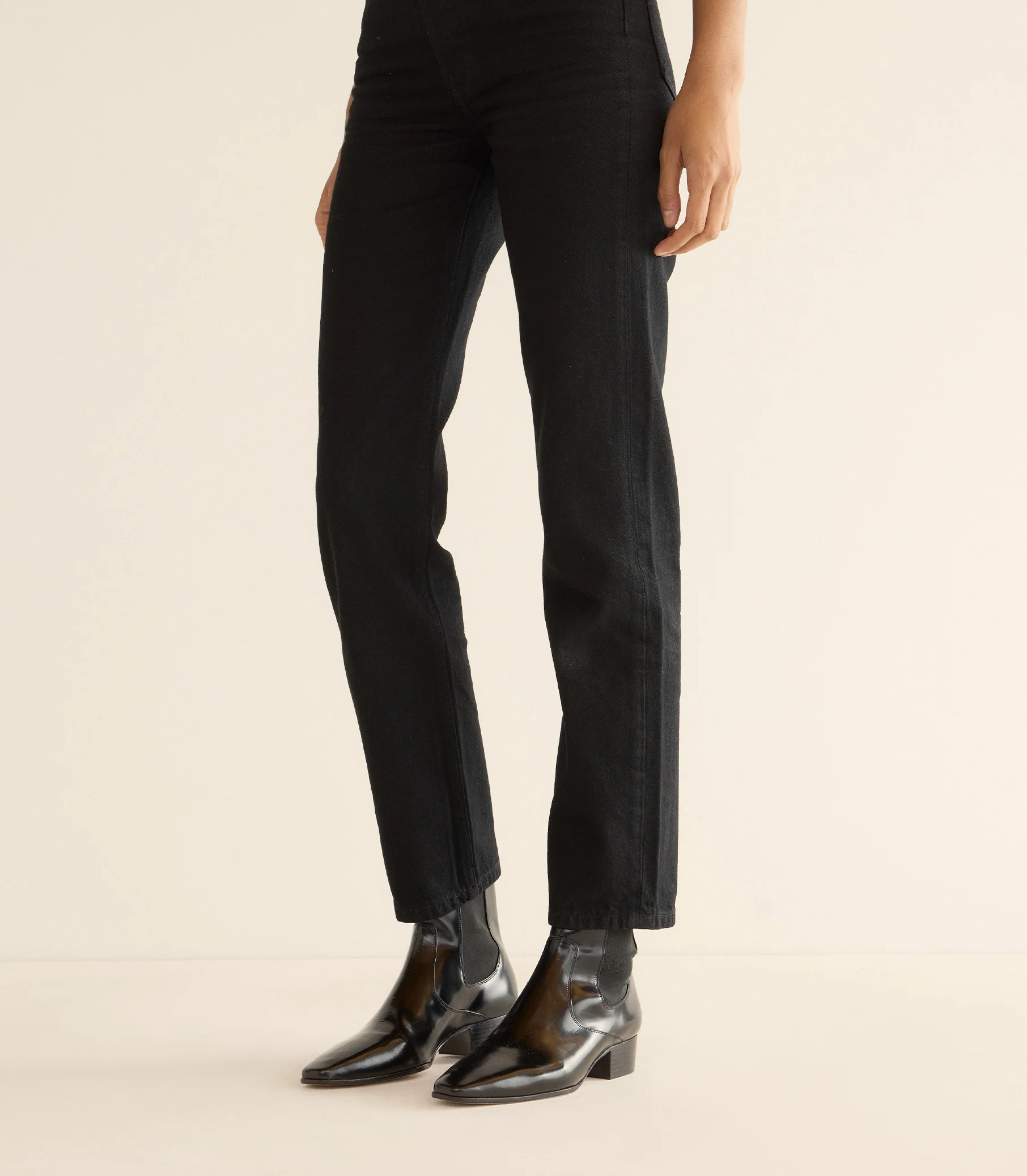 NORMANDY BOOT -- BLACK BOX CALF - Image 2