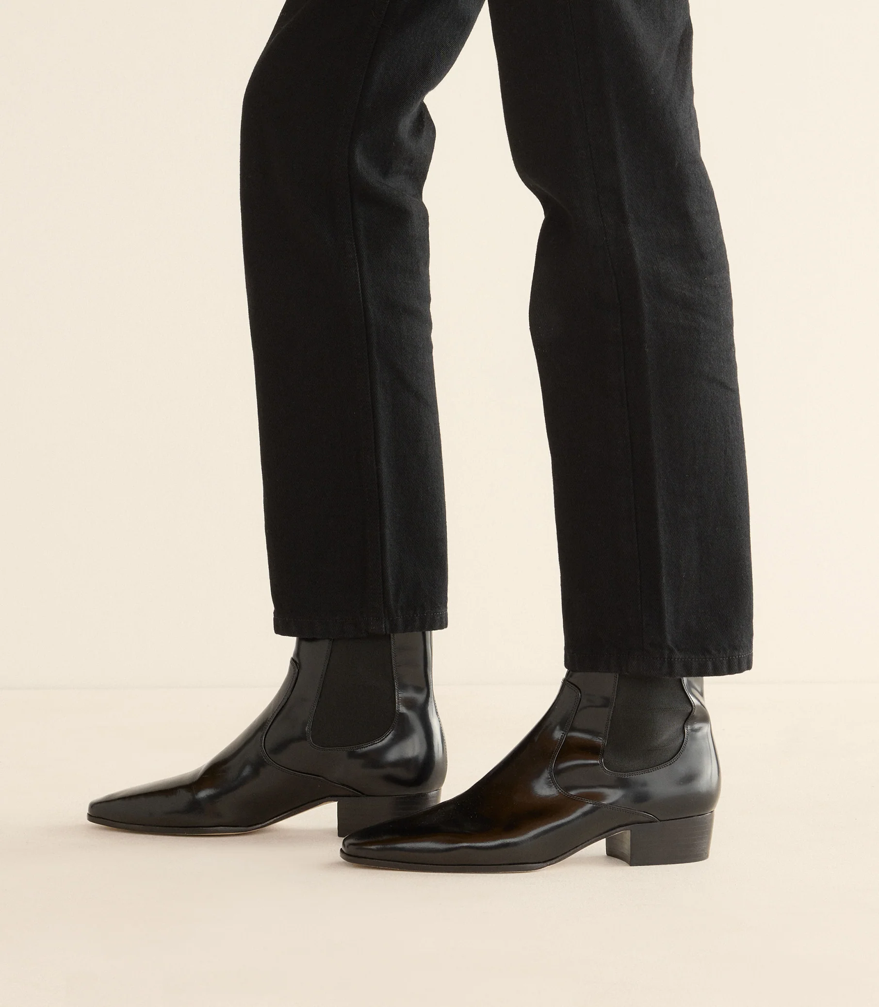 NORMANDY BOOT -- BLACK BOX CALF - Image 3
