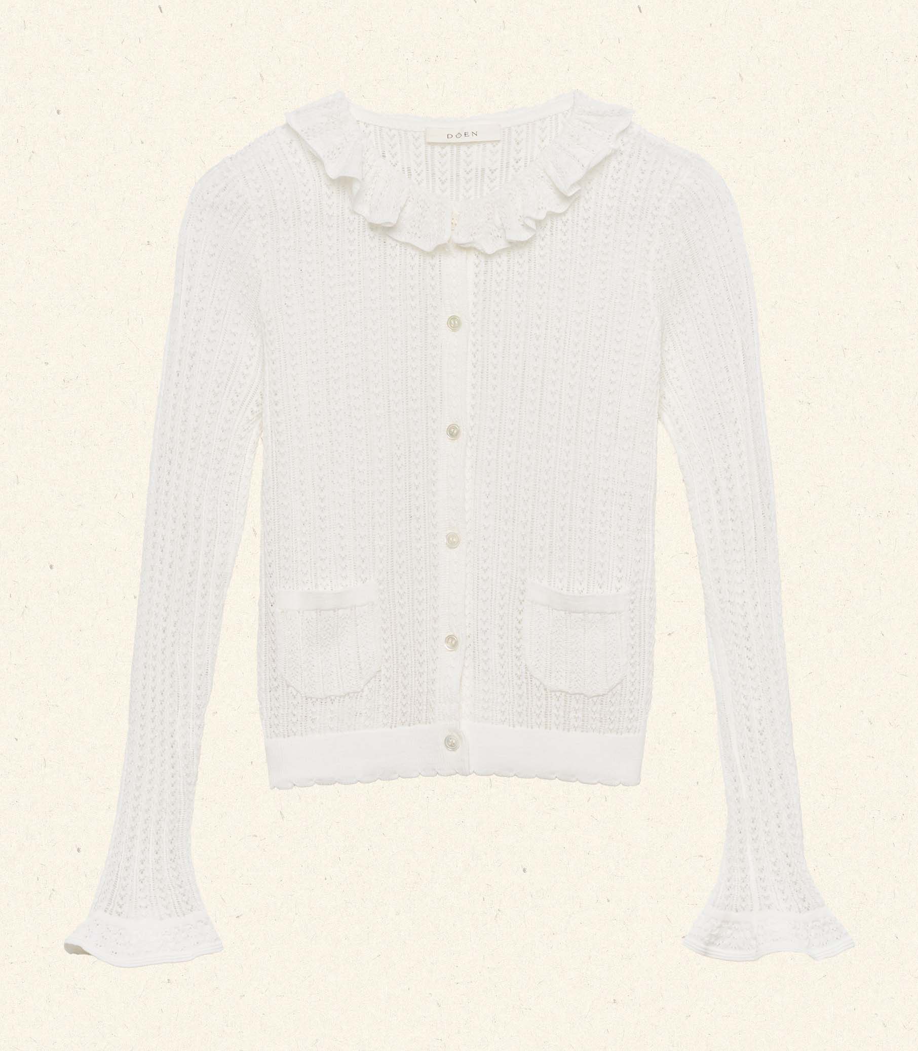 ODILLE CARDIGAN -- SALT - Image 6