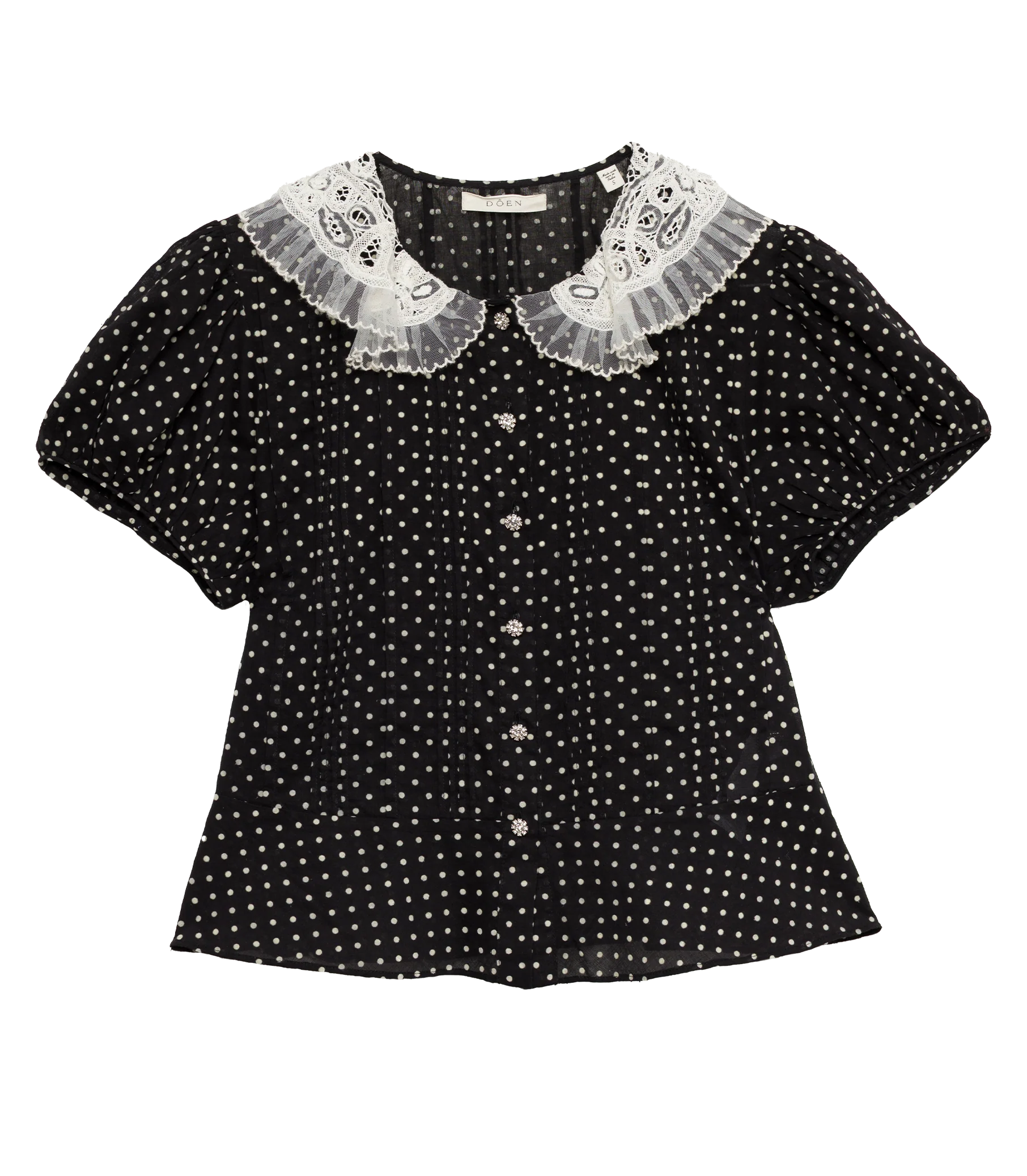 OLETA TOP -- NOIR DOT - Image 7