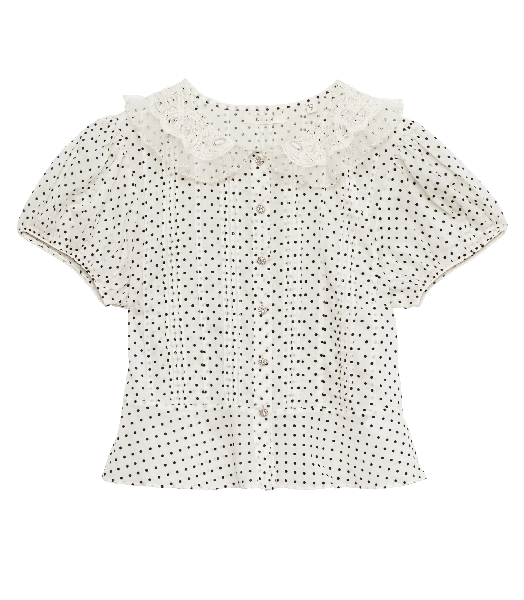 OLETA TOP -- SEA SALT DOT - Image 8