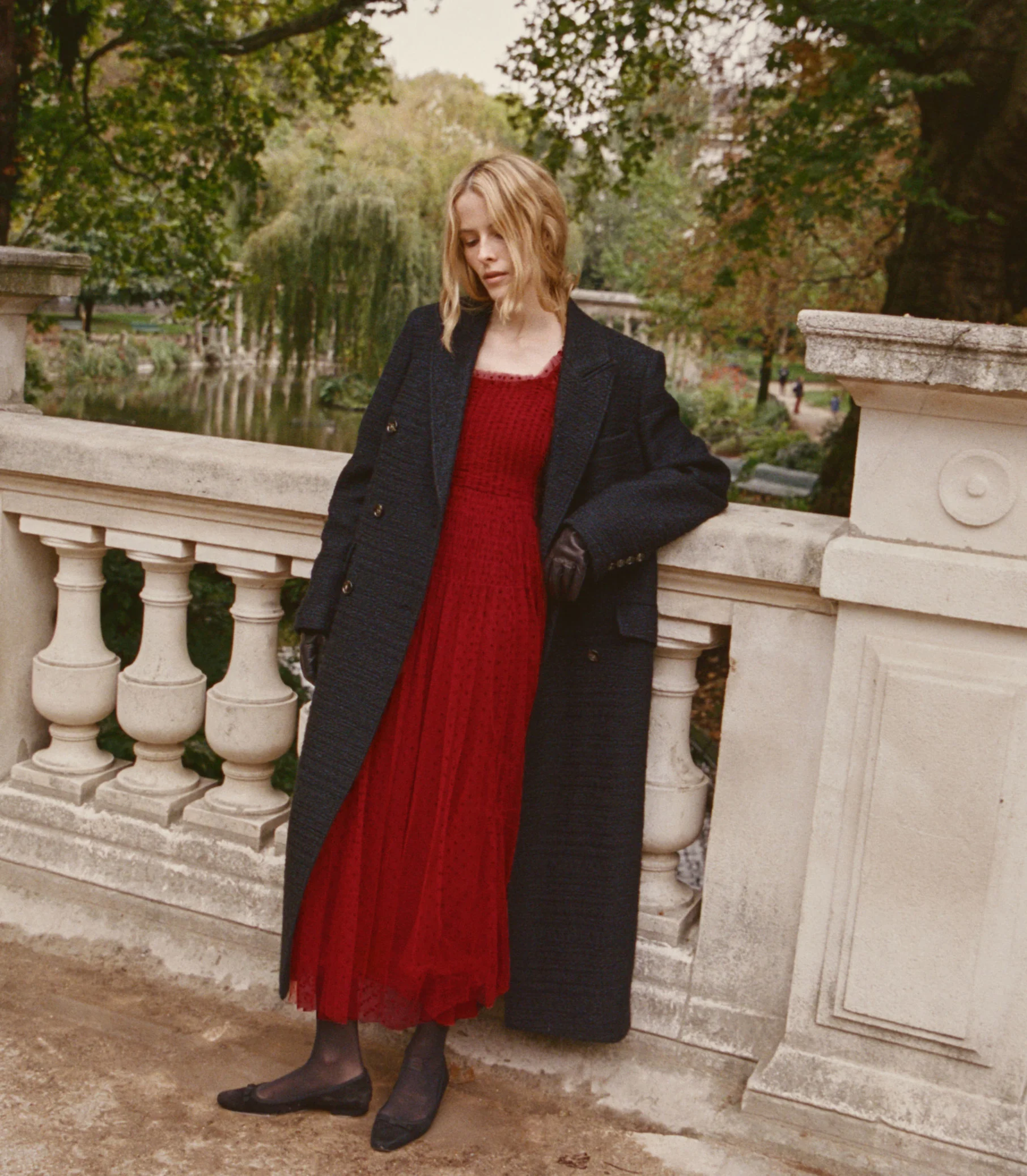 PAMELINA DRESS -- ROSSO - Image 7