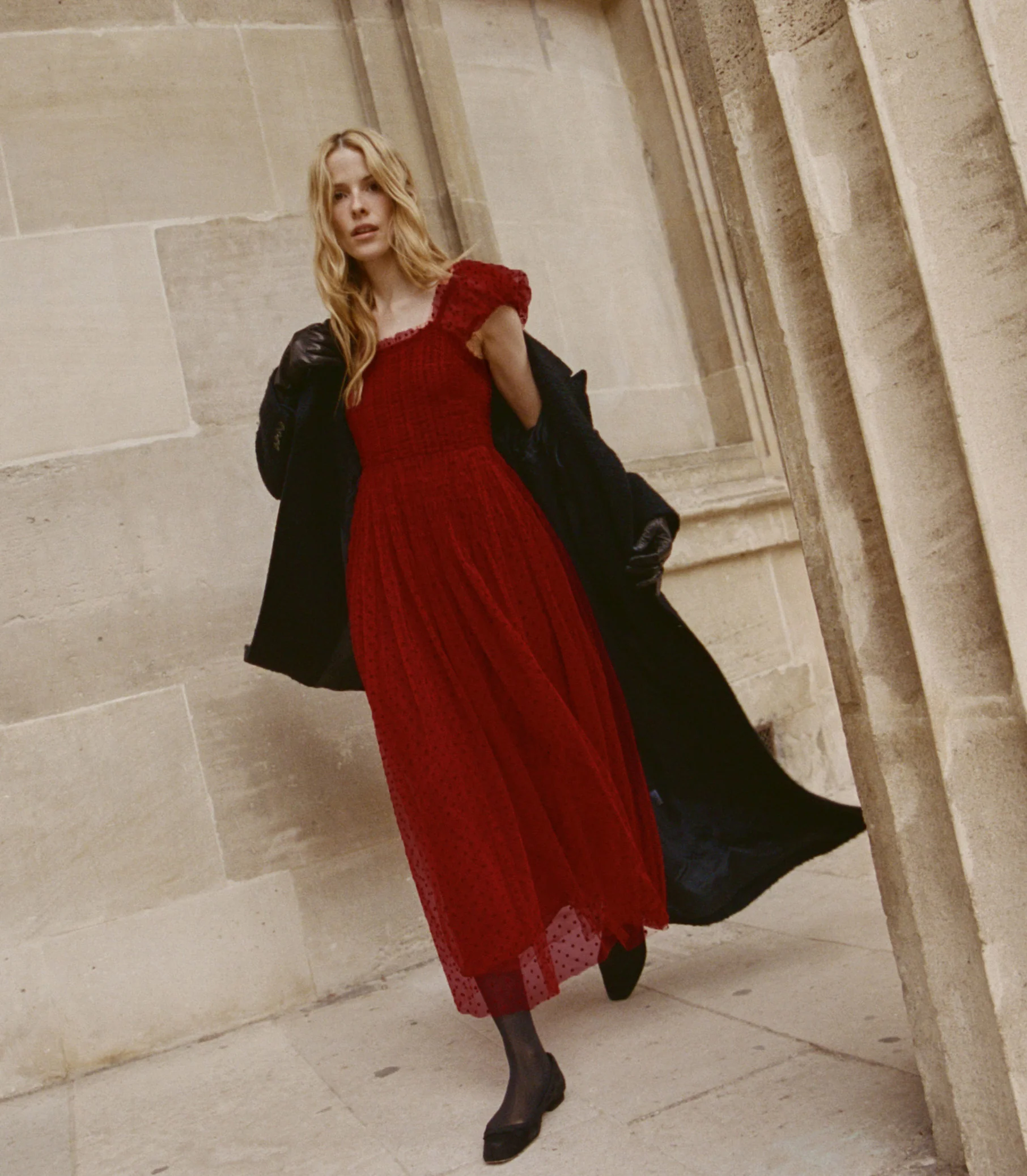 PAMELINA DRESS -- ROSSO - Image 8