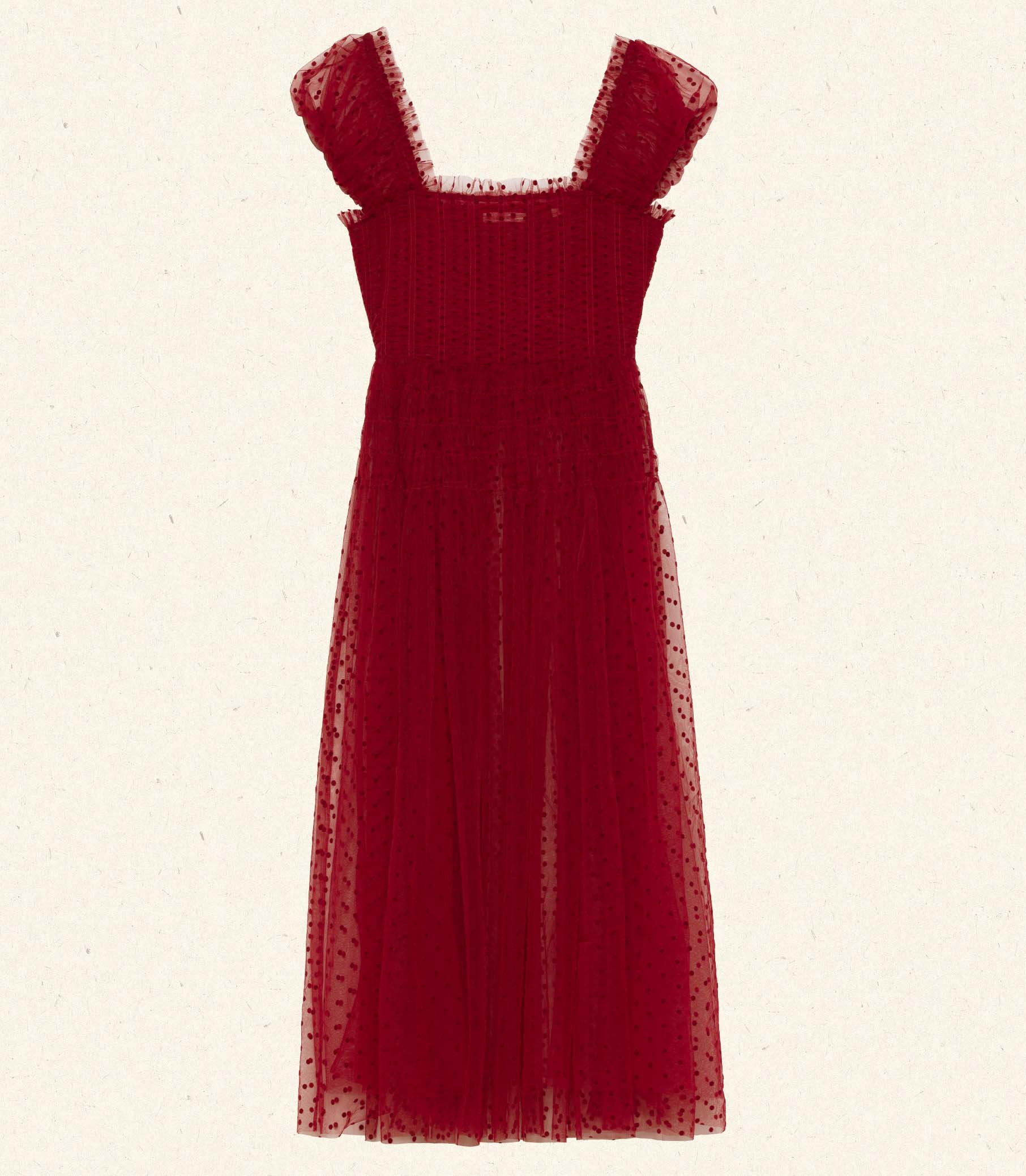 PAMELINA DRESS -- ROSSO - Image 9