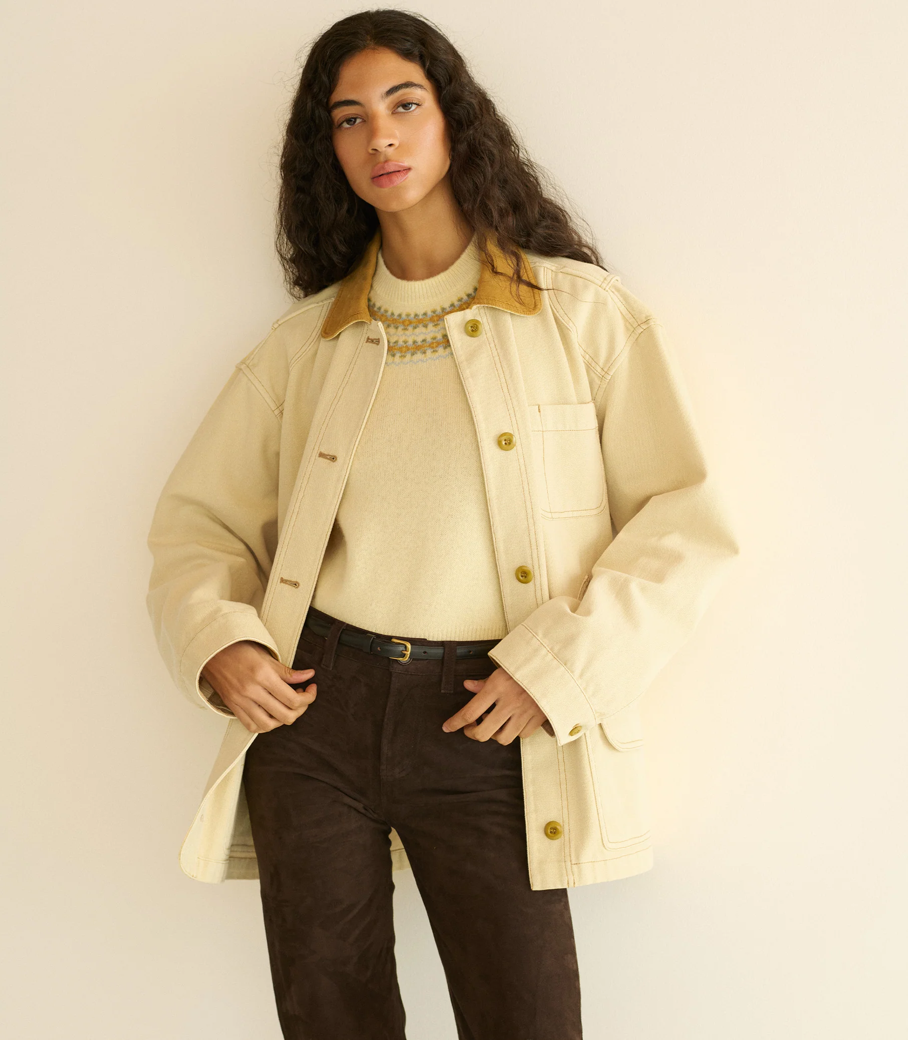 PASCUAL JACKET -- STRAW
