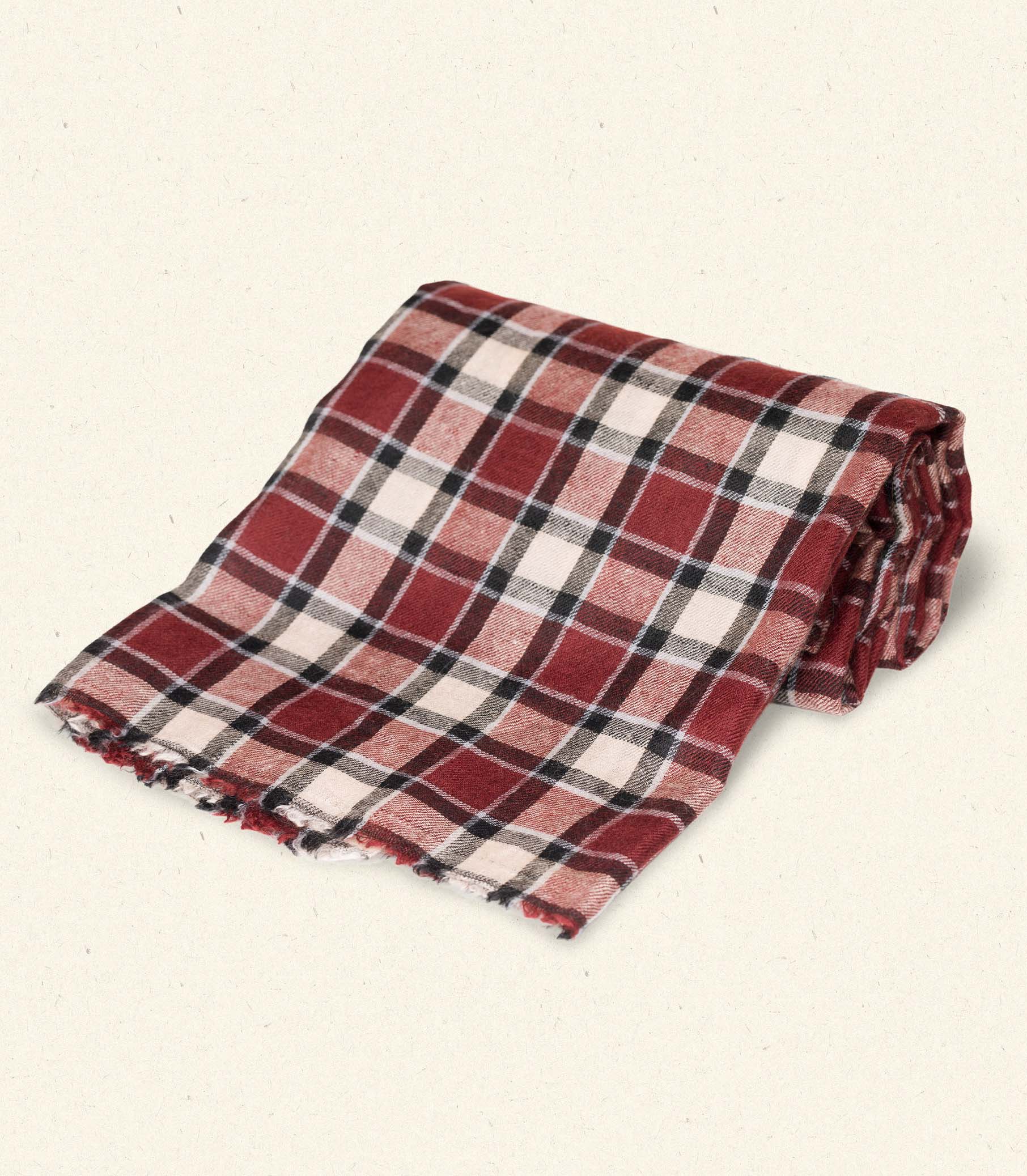PASHMINA SCARF -- NORFOLK PLAID - Image 6
