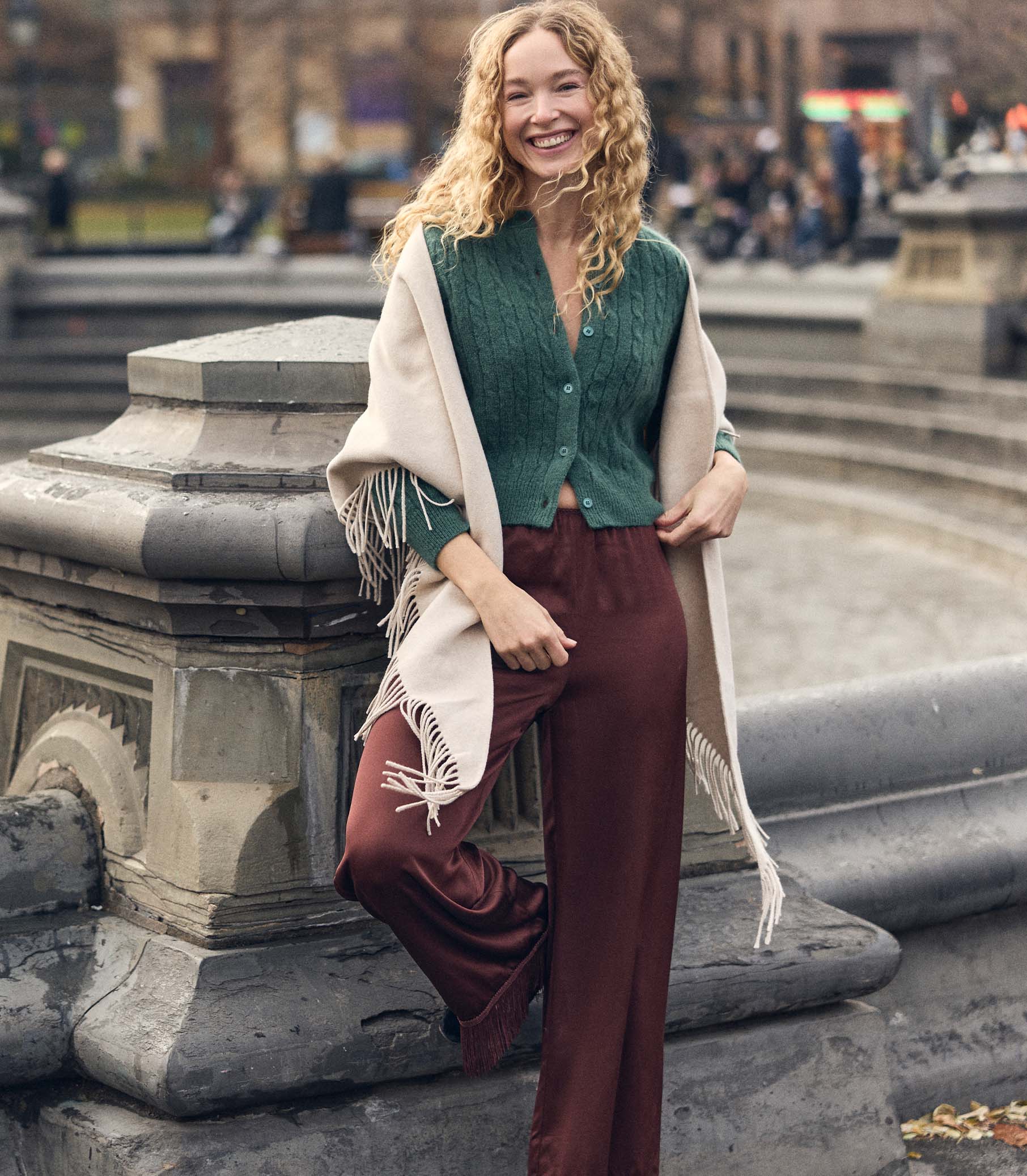 PENROSE CARDIGAN -- SPRUCE - Image 4
