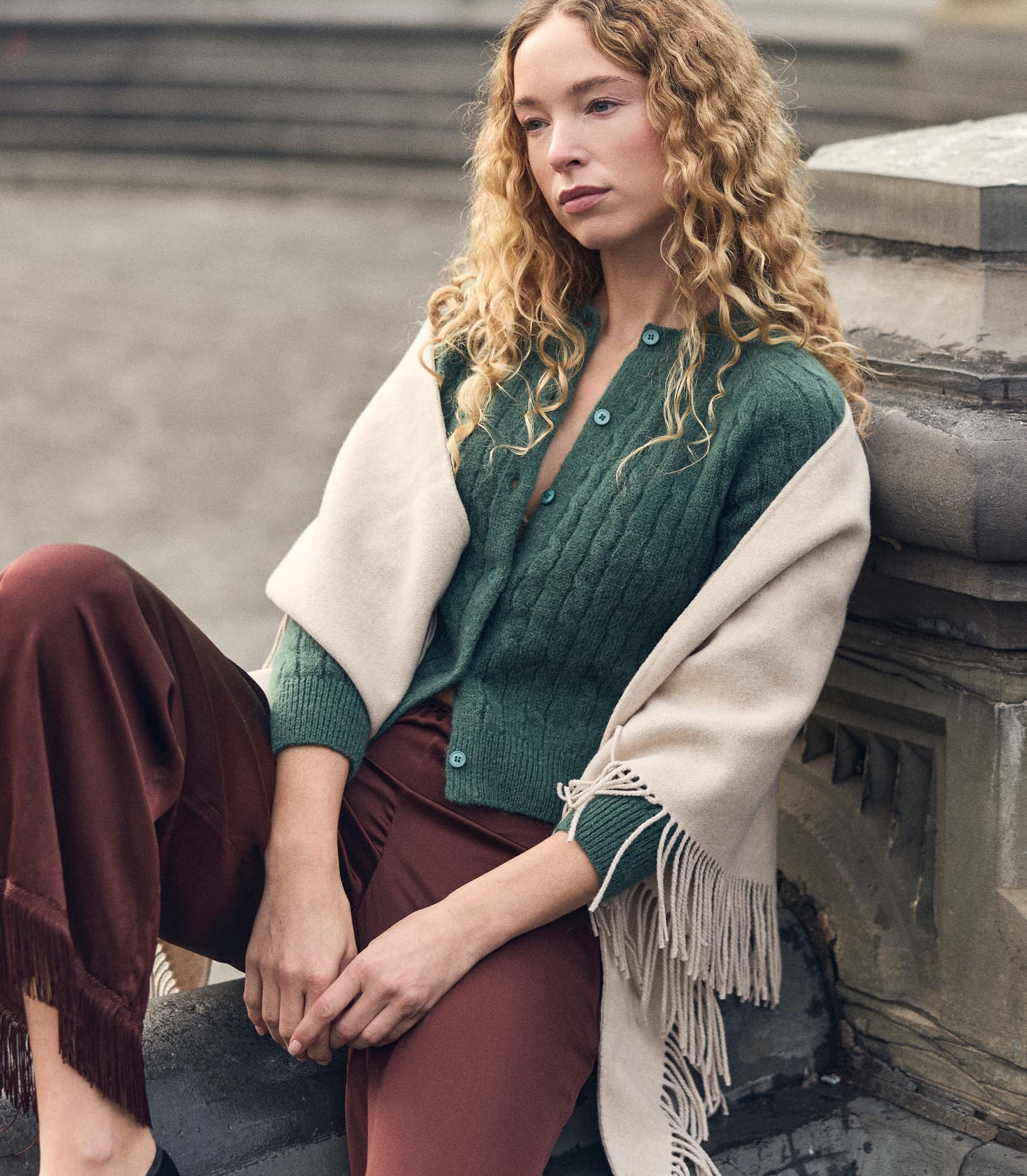 PENROSE CARDIGAN -- SPRUCE - Image 5