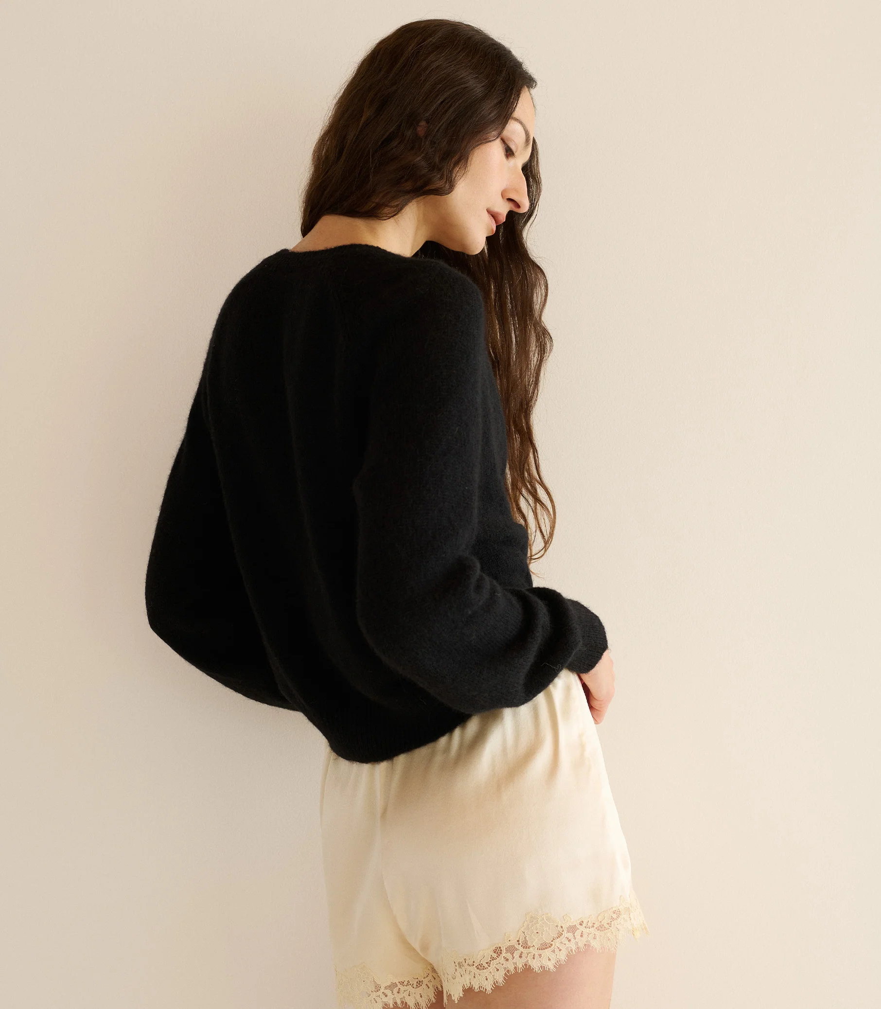 PETRA CARDIGAN -- BLACK - Image 3