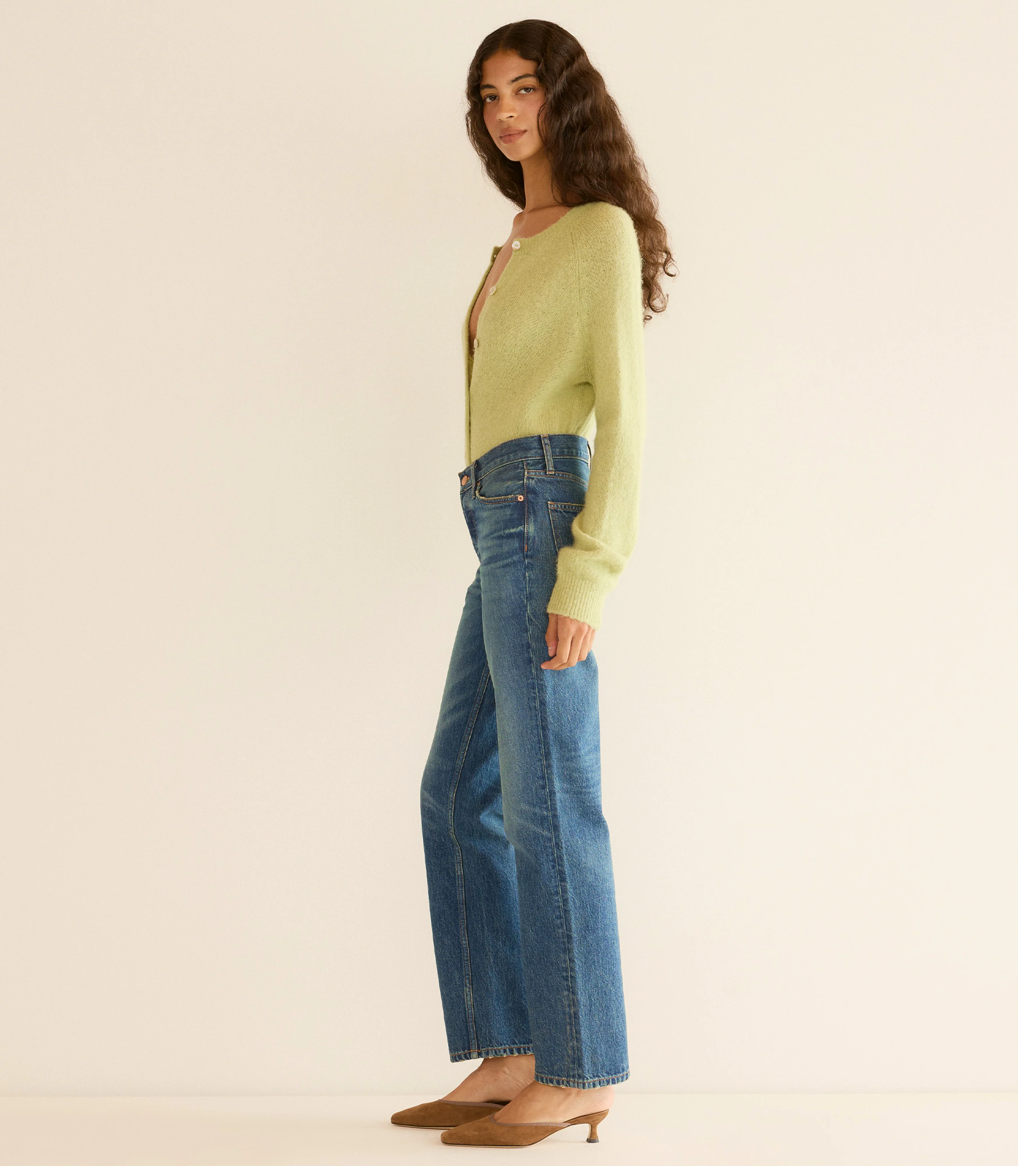 PETRA CARDIGAN -- FERNWOOD GREEN - Image 6