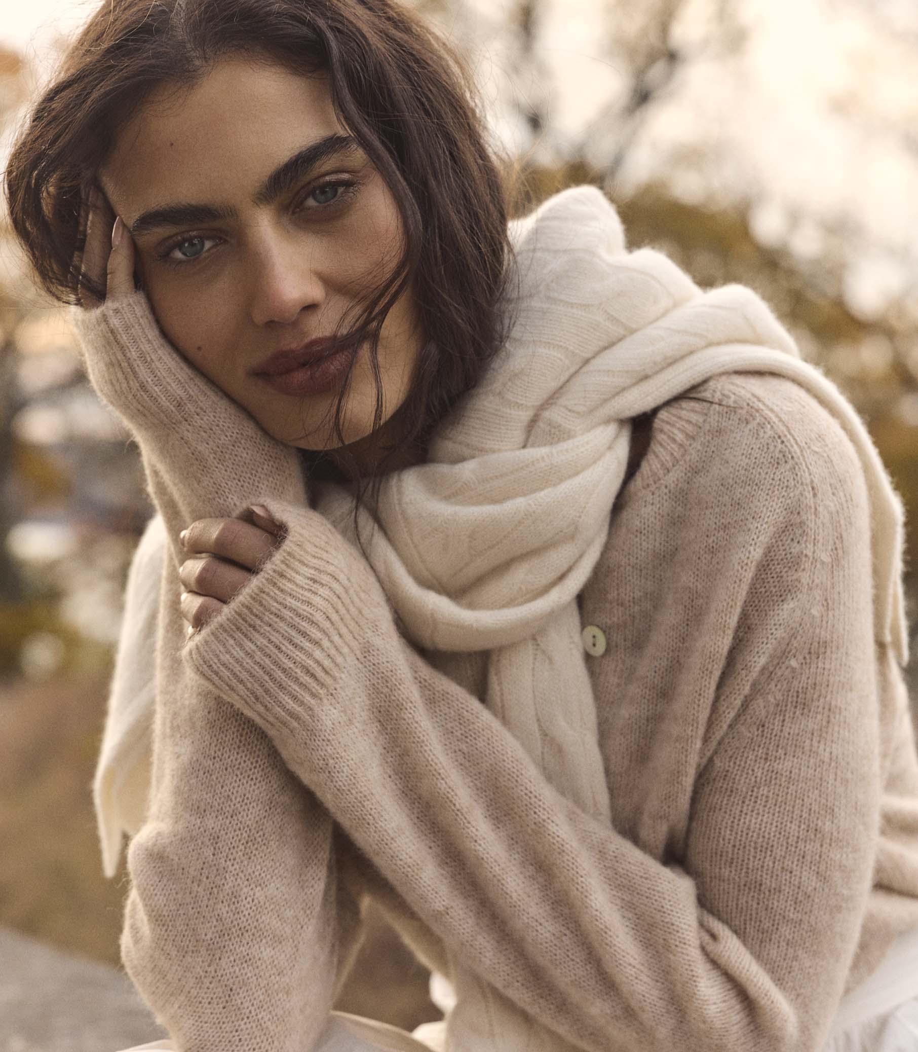 PETRA CARDIGAN -- HAZELNUT CREME - Image 2