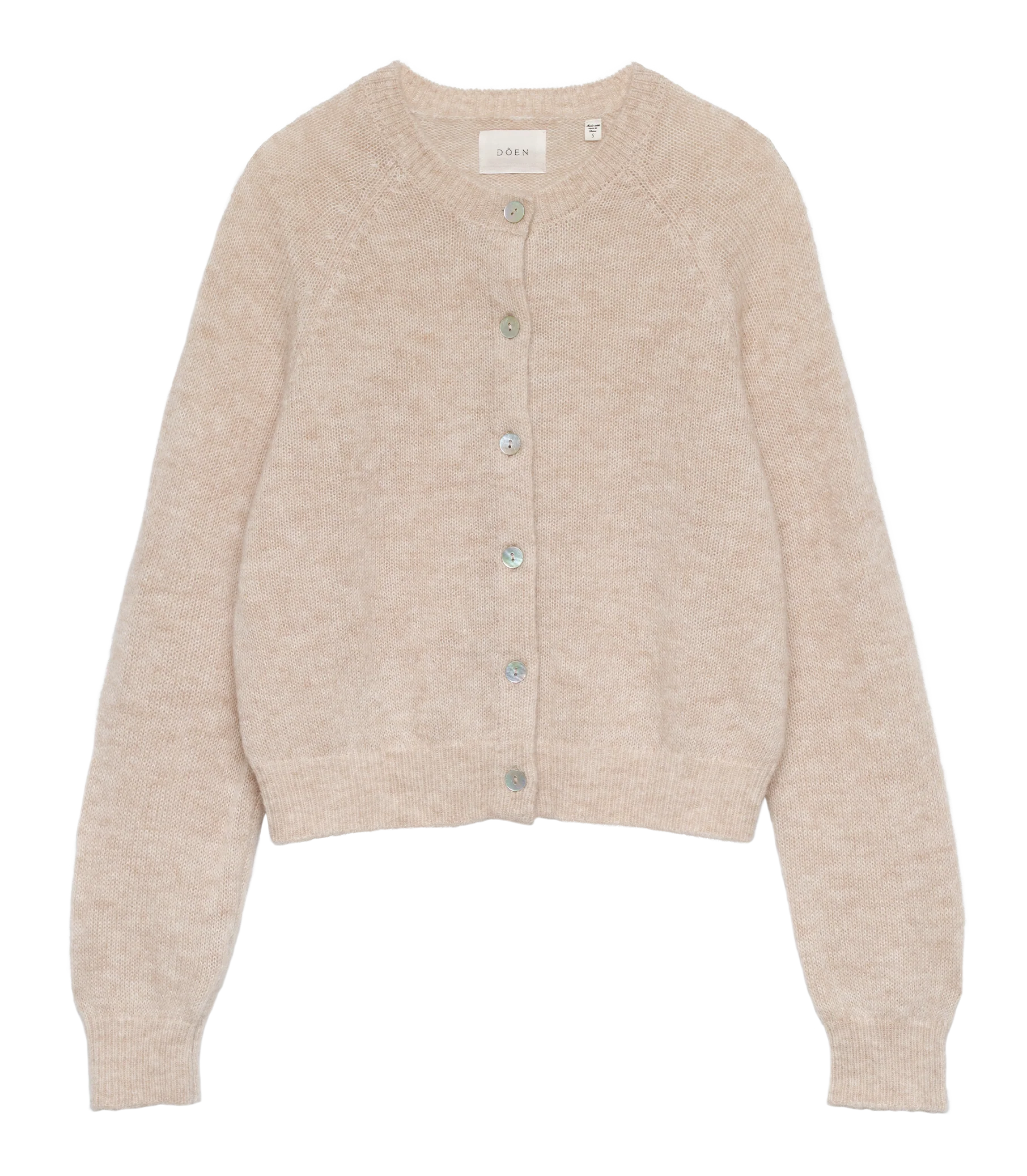 PETRA CARDIGAN -- HAZELNUT CREME - Image 8
