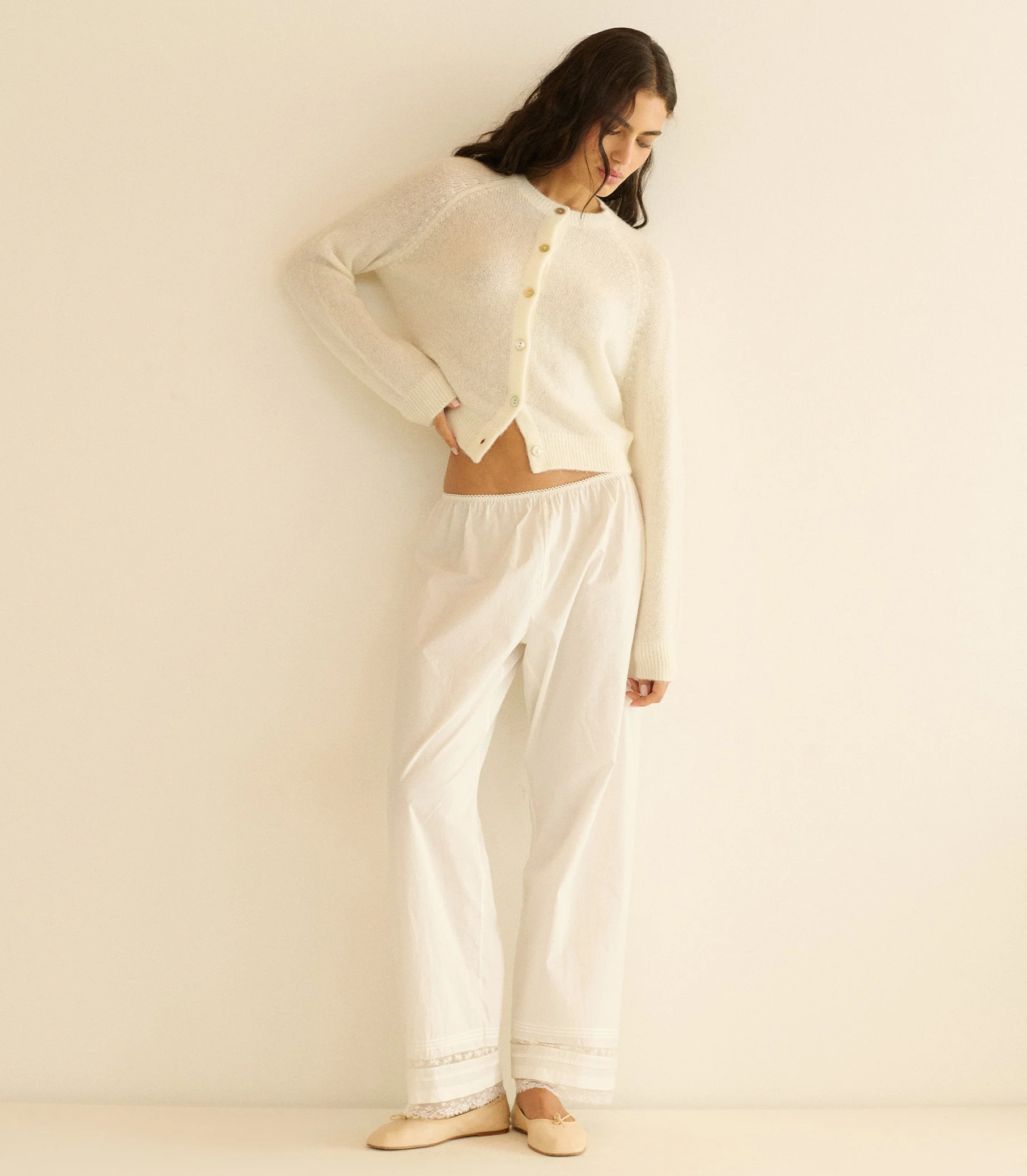 PETRA CARDIGAN -- IVORY - Image 3