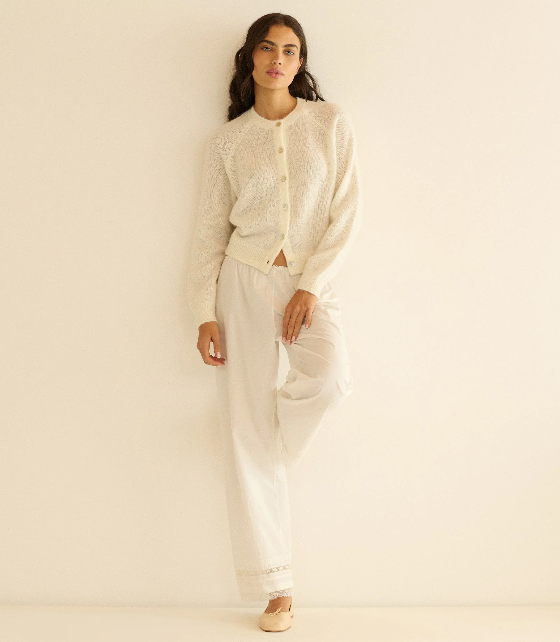 PETRA CARDIGAN -- IVORY - Image 4