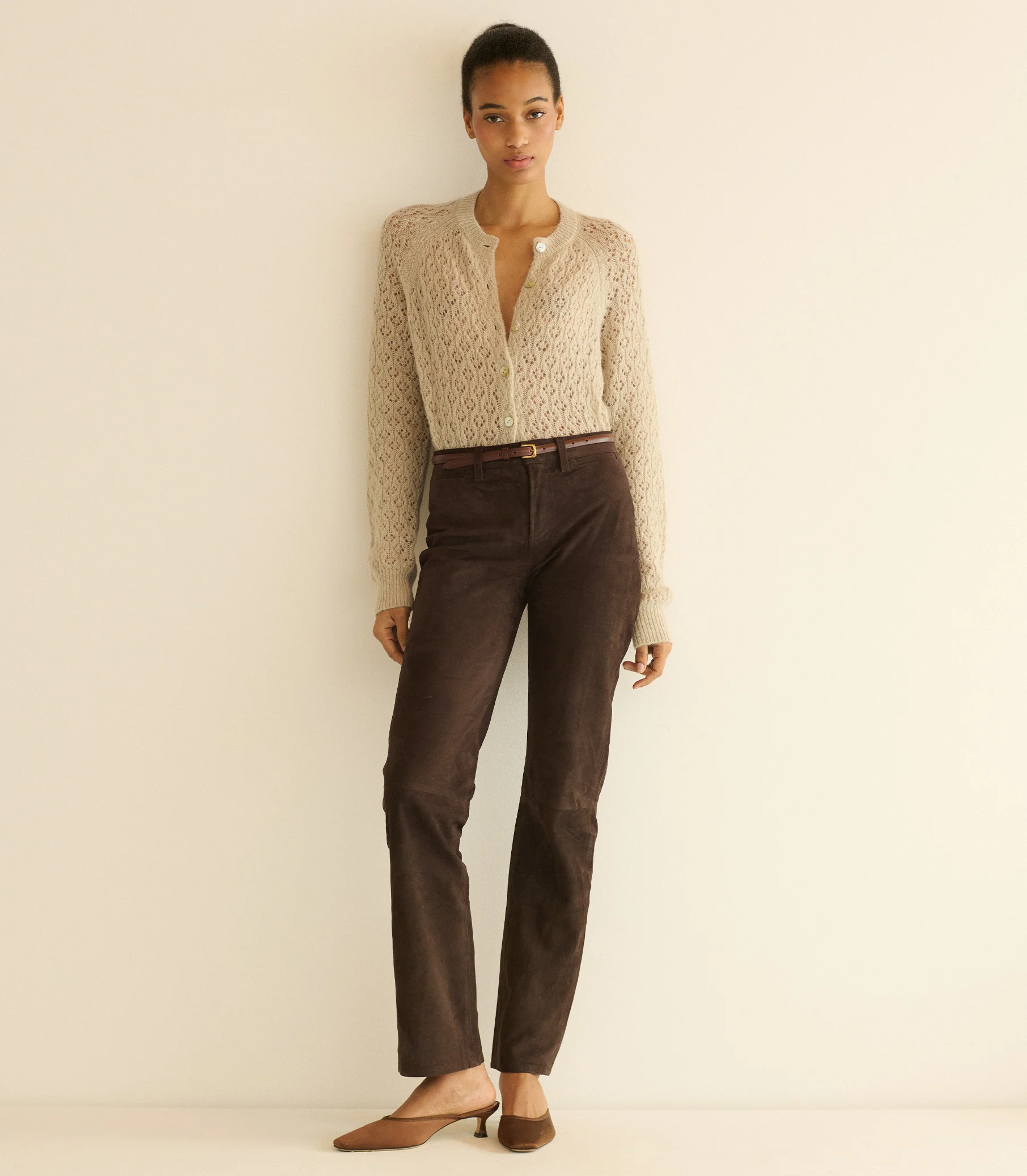 PETRA POINTELLE CARDIGAN -- FEATHERSTONE - Image 2