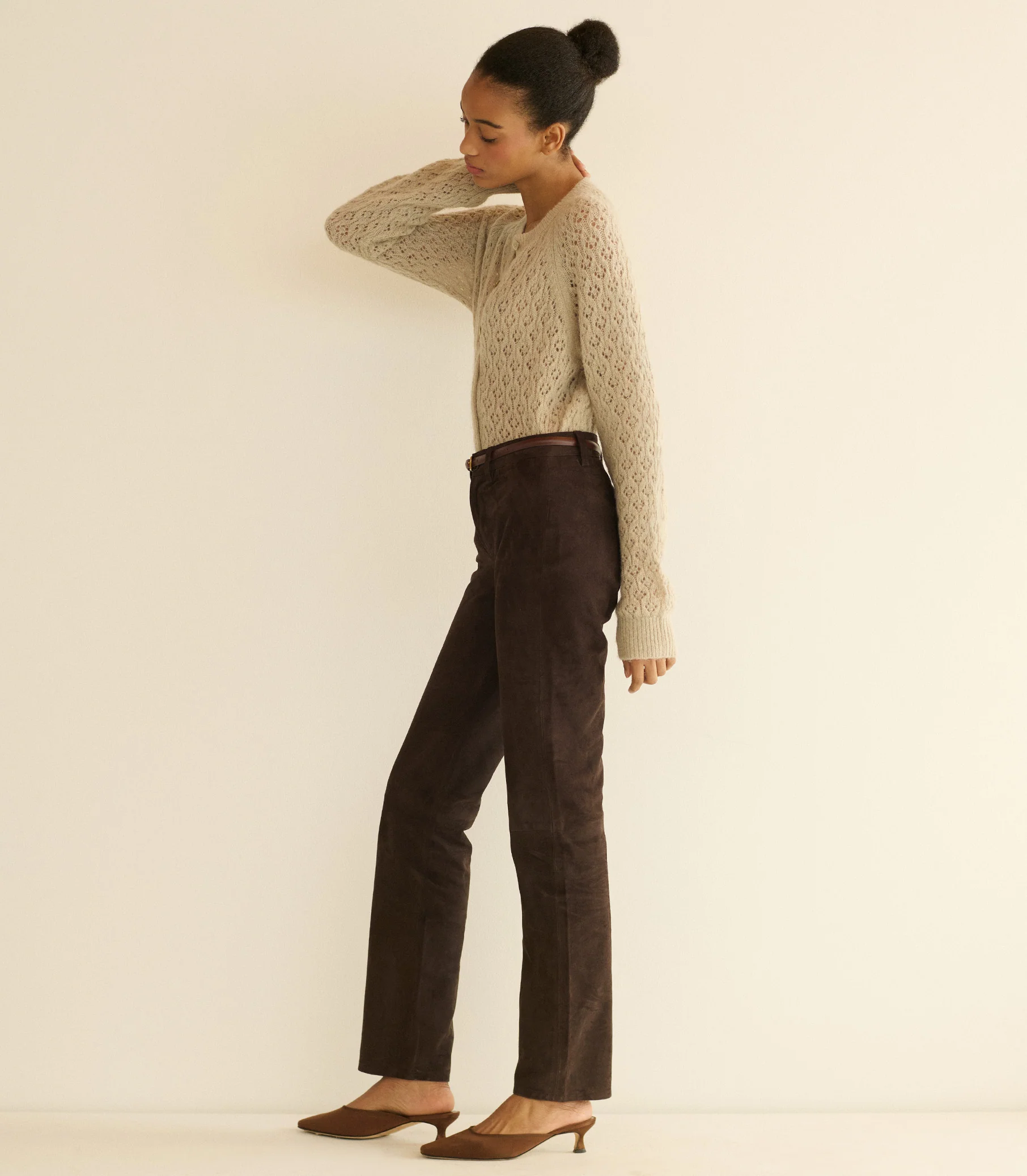 PETRA POINTELLE CARDIGAN -- FEATHERSTONE - Image 3