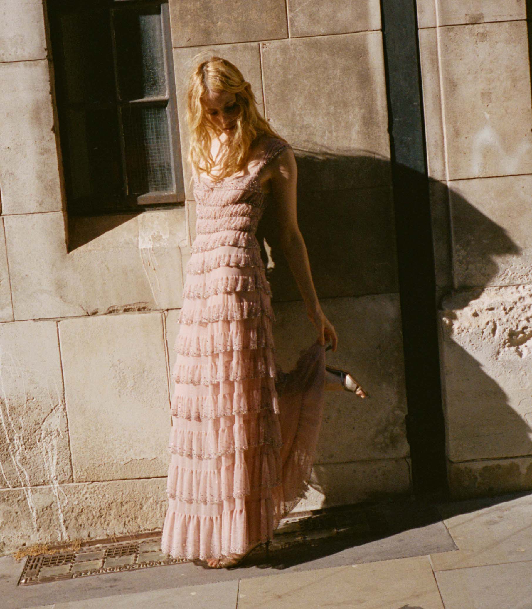 PIERRETTE DRESS -- PALE ROSE - Image 2