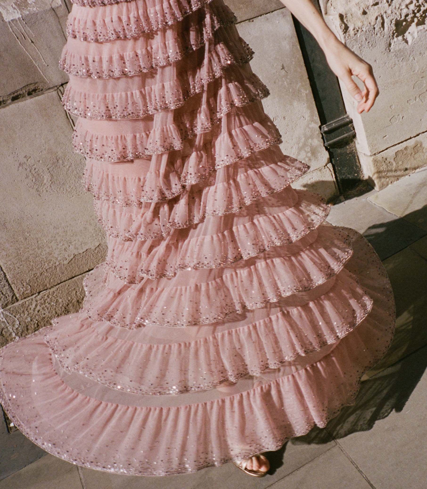 PIERRETTE DRESS -- PALE ROSE - Image 6