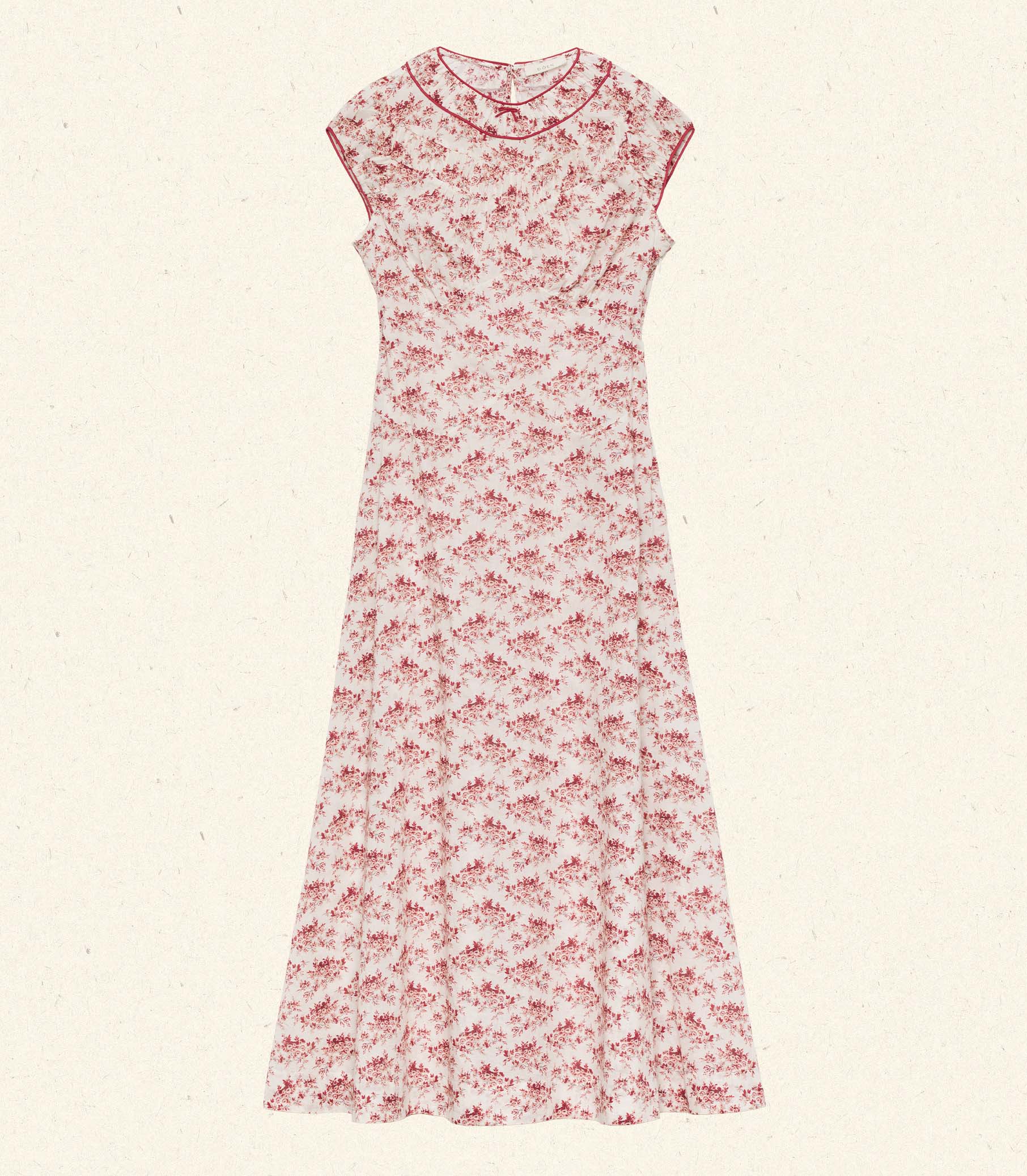RAPHAELA DRESS -- IVORY ROSIER FLORAL - Image 6