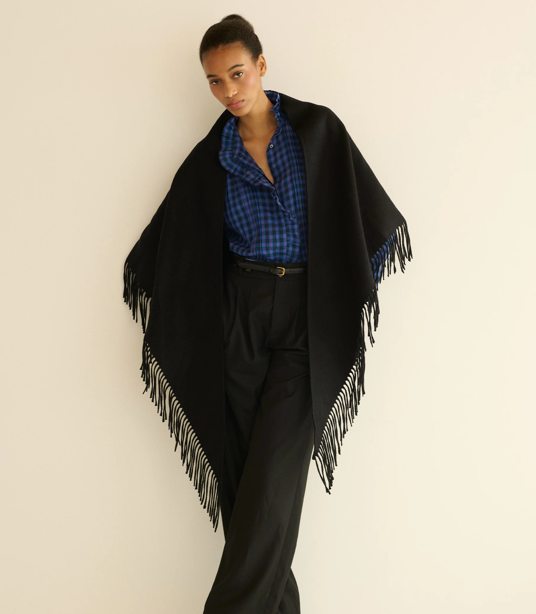 ROUEN PASHMINA -- BLACK - Image 2