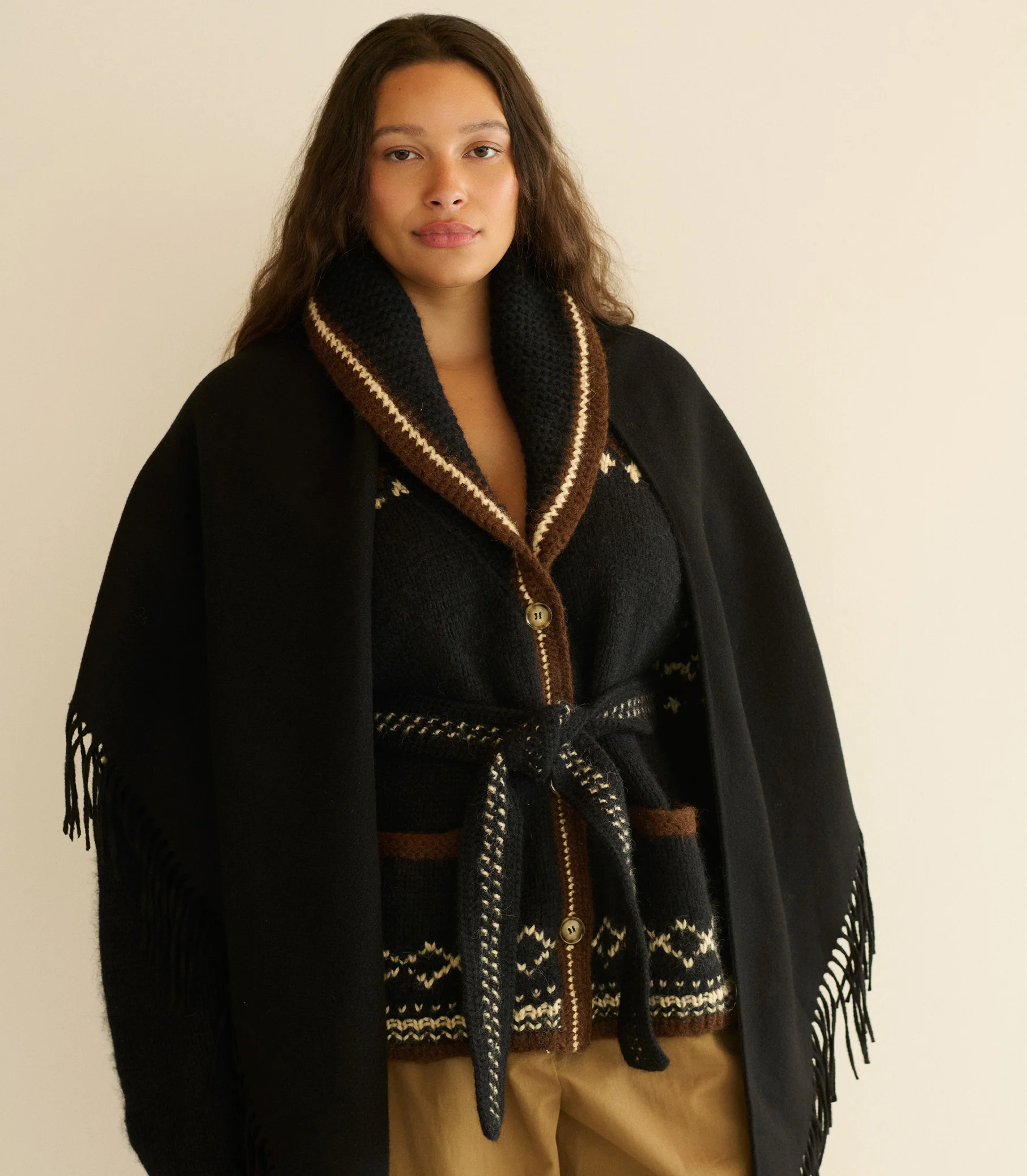 ROUEN PASHMINA -- BLACK - Image 3