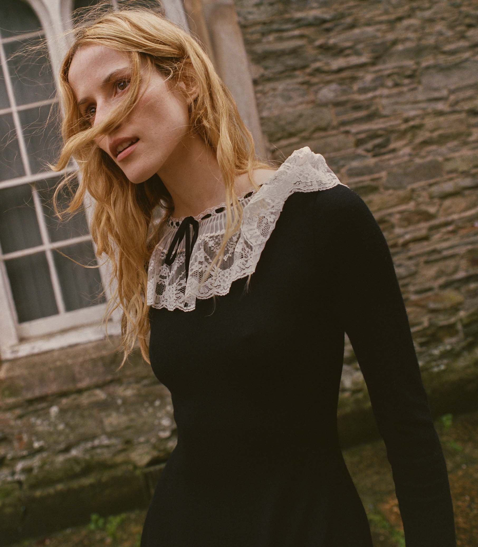 SANDRINE DRESS -- BLACK - Image 4