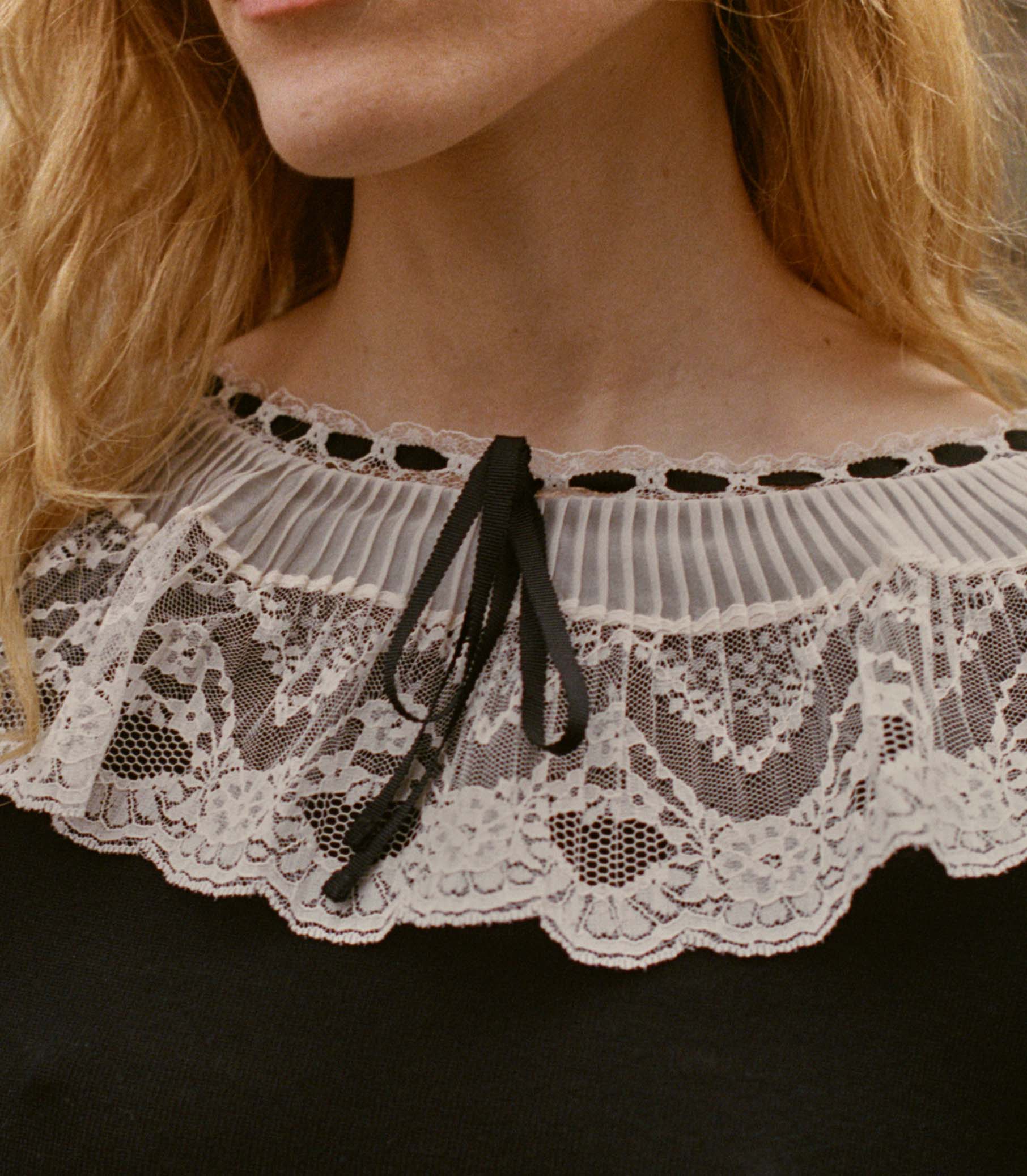 SANDRINE DRESS -- BLACK - Image 6