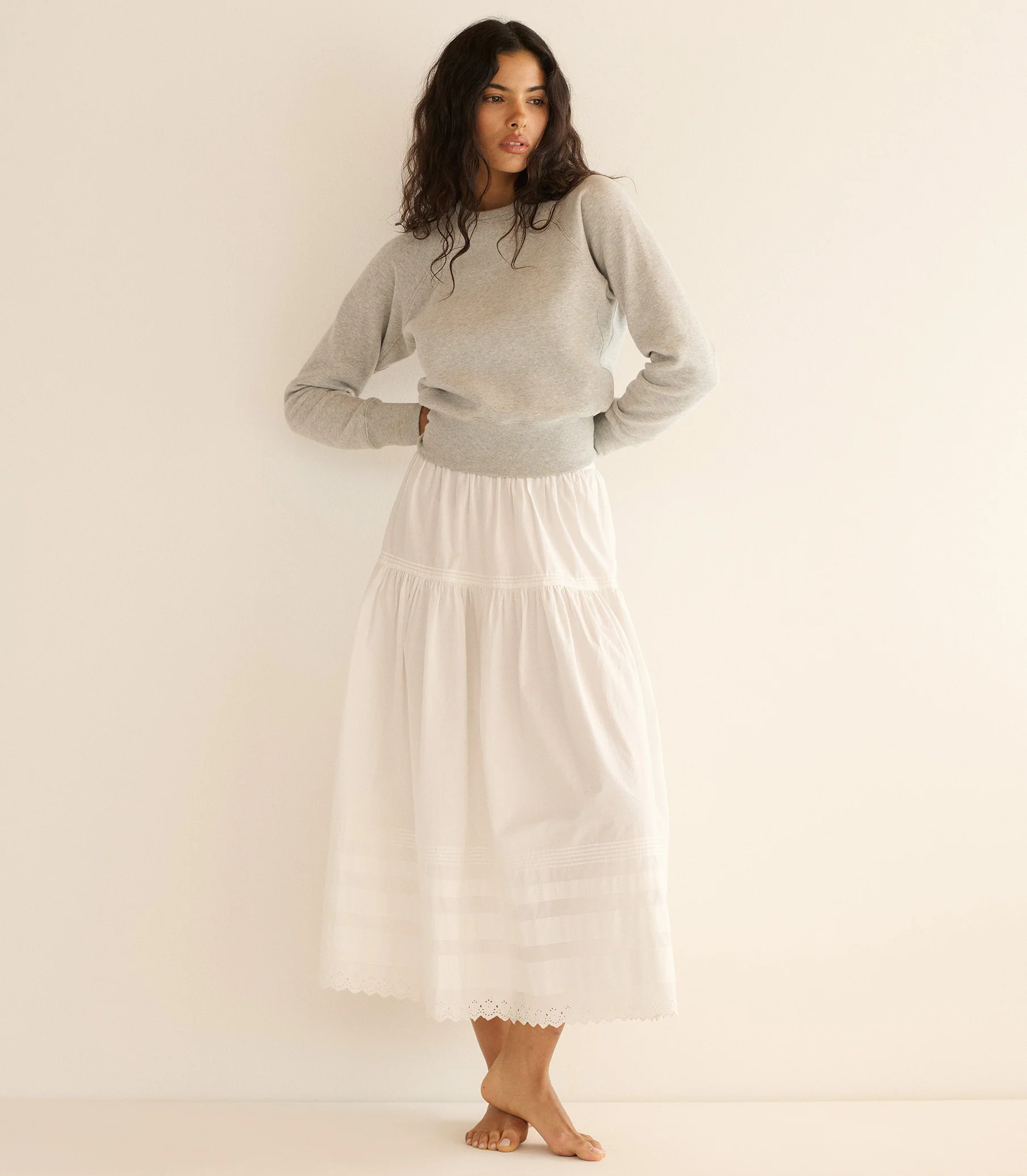 SEBASTIANE SKIRT -- POWDER - Image 5