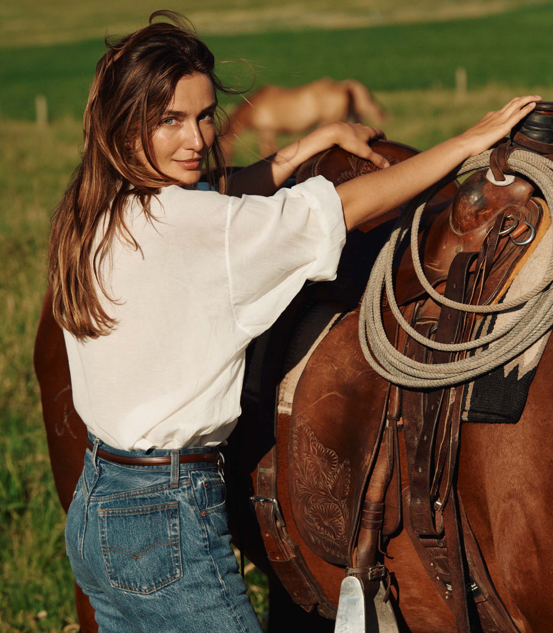 THE JANE BLOUSE -- SALT - Image 2