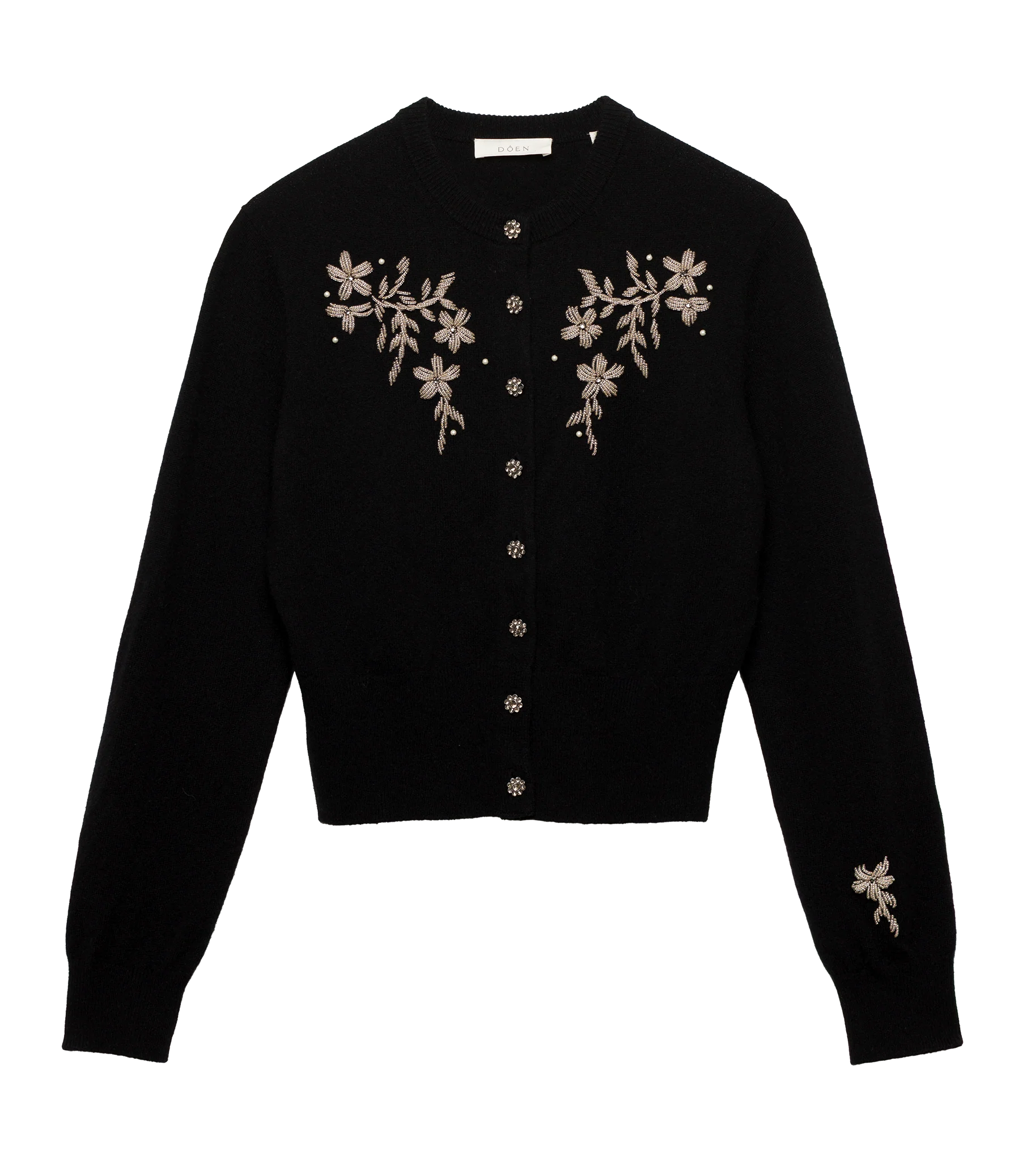 TRESOR CARDIGAN -- BLACK - Image 7