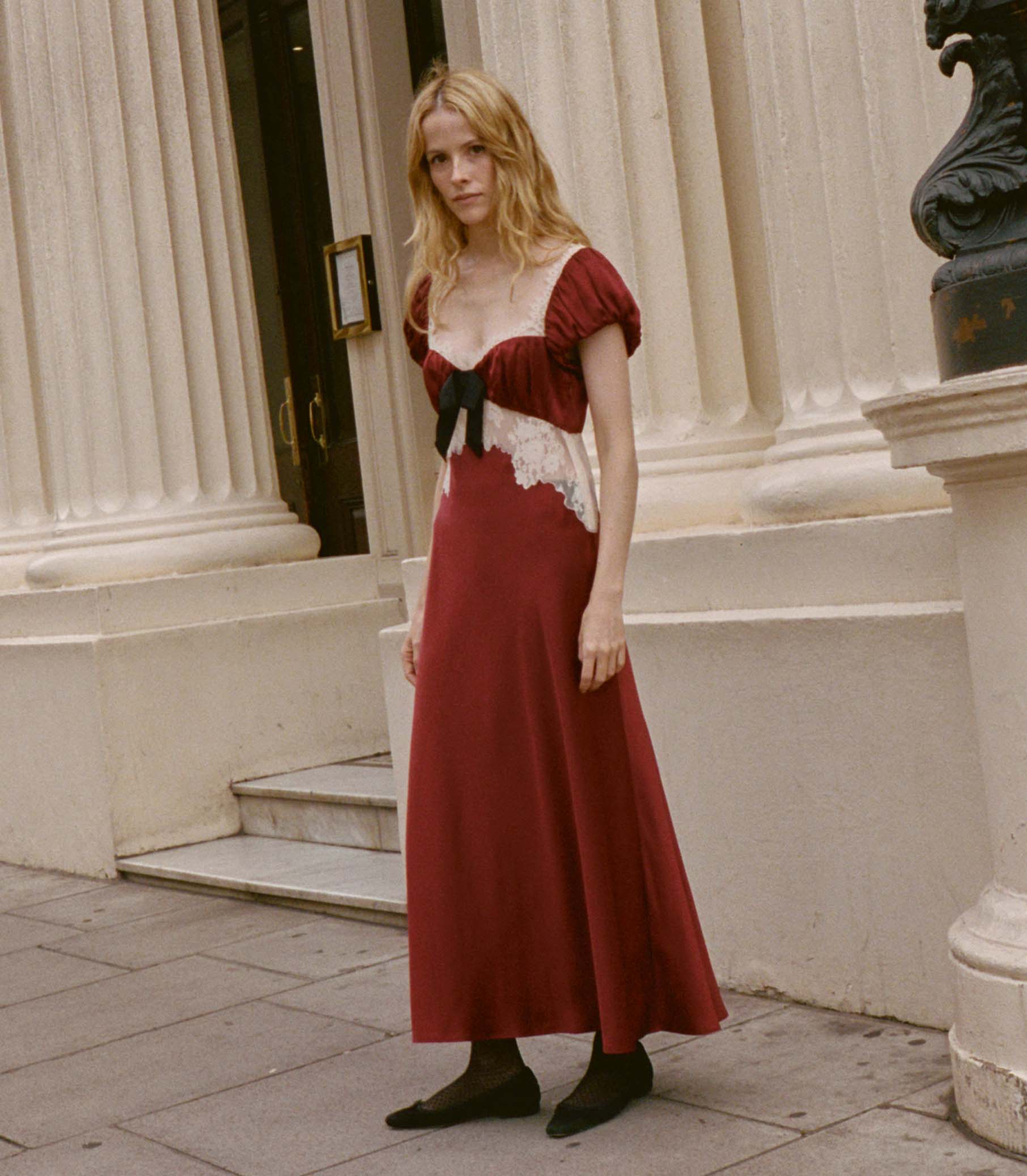 VEDA DRESS -- ELDERBERRY - Image 4