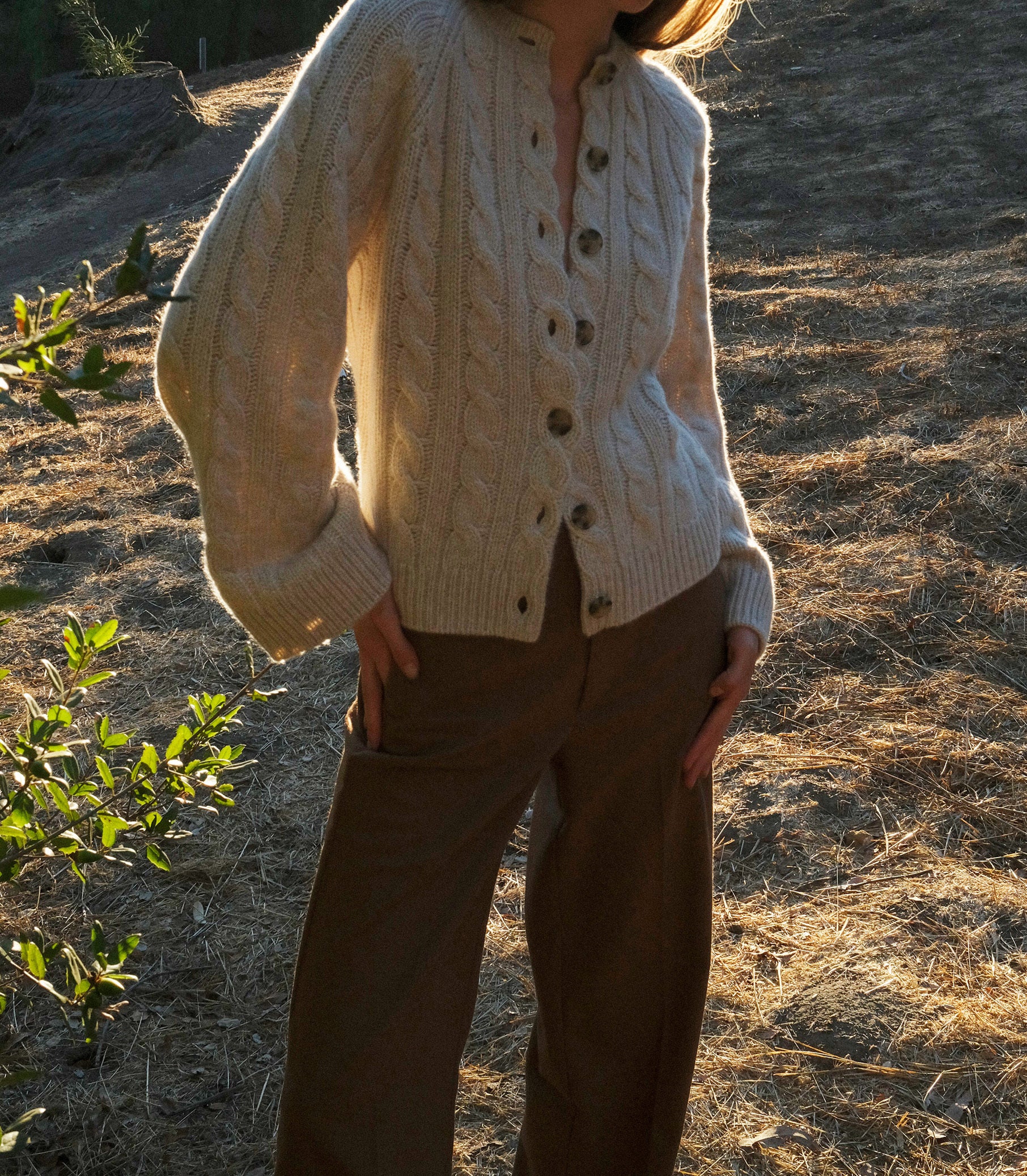 VIRGINIE CASHMERE CARDIGAN -- COTTAGE - Image 7