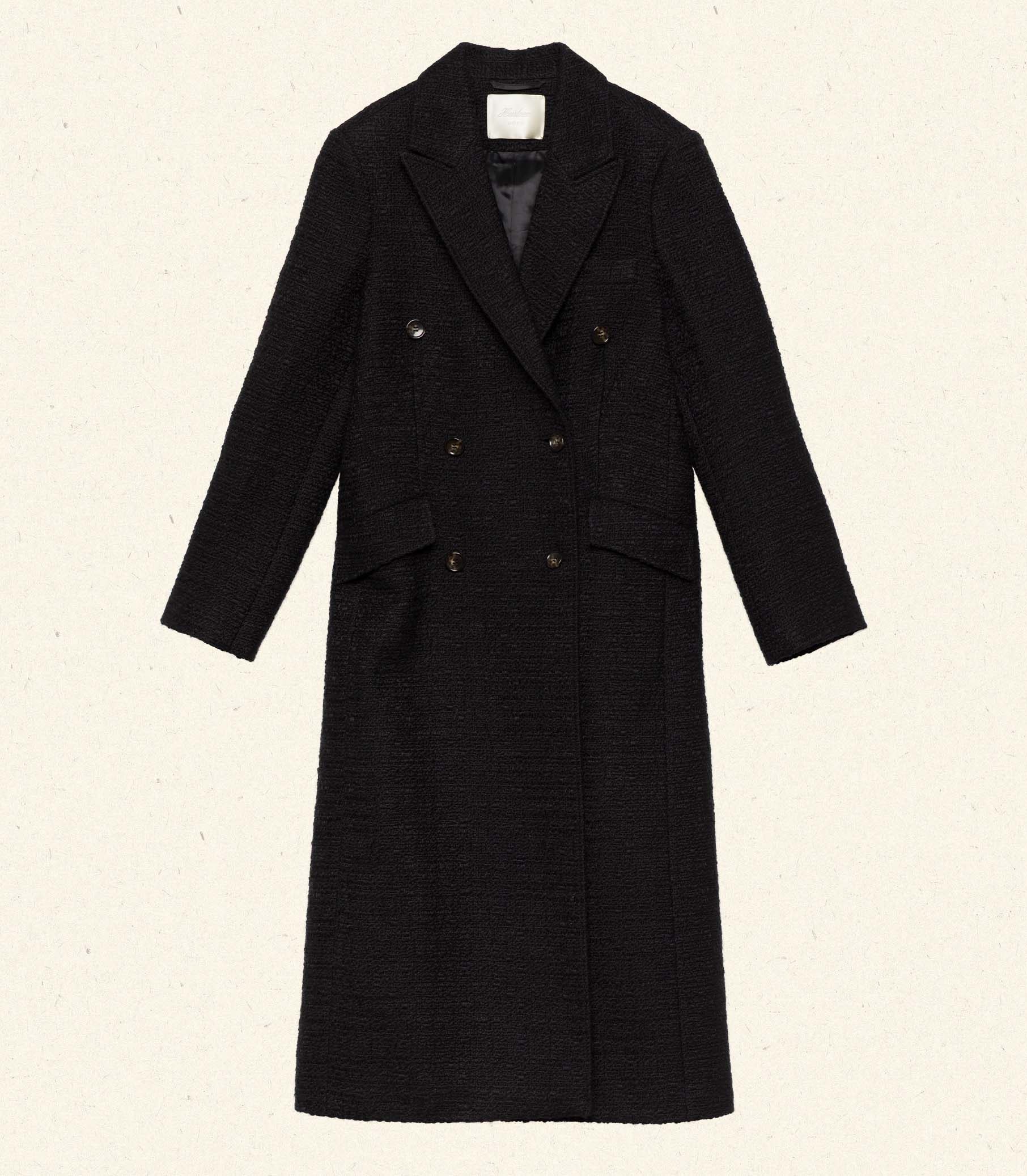 WILHELMINA COAT -- BLACK - Image 10